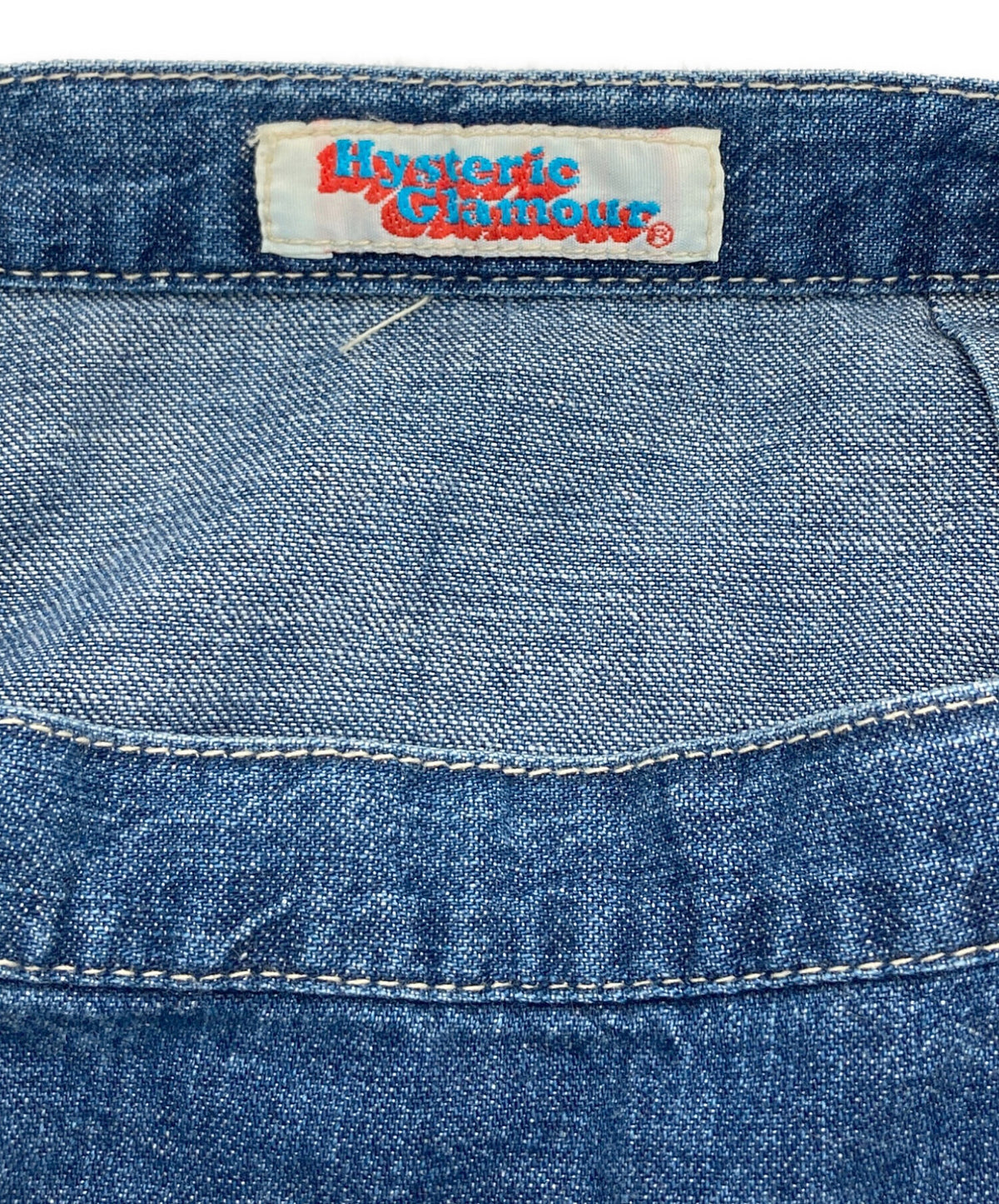 [Pre-owned] Hysteric Glamour Denim Long Wrap Skirt 2AK-9110