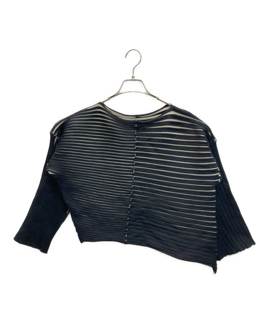 [Pre-owned] PLEATS PLEASE Asymmetry Deformed Knit PP01-KK751