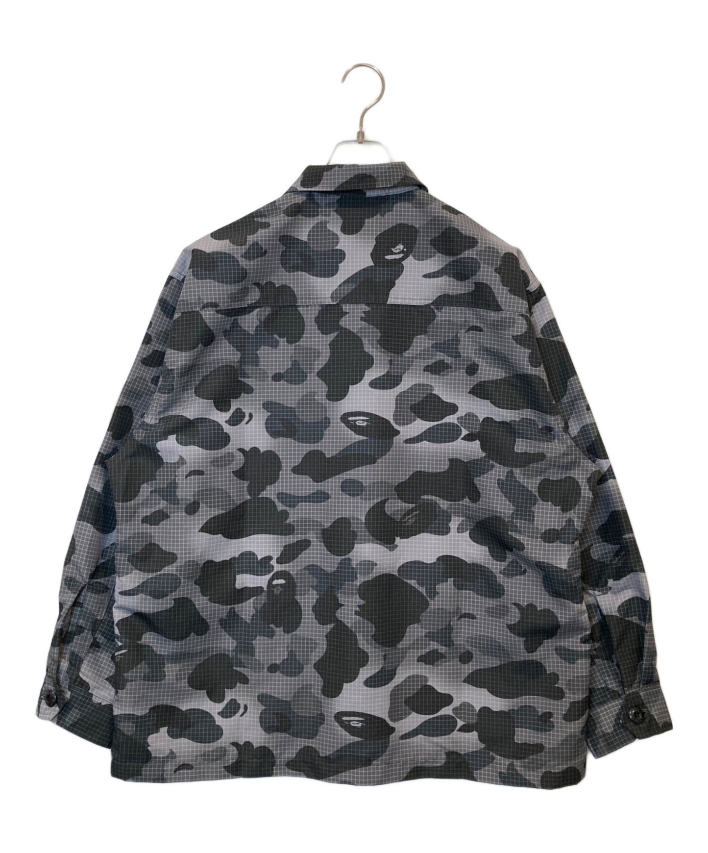 [Pre-owned] A BATHING APE Sal Camo Camo Relaxed Fit Military Shirt 001SHI801005M