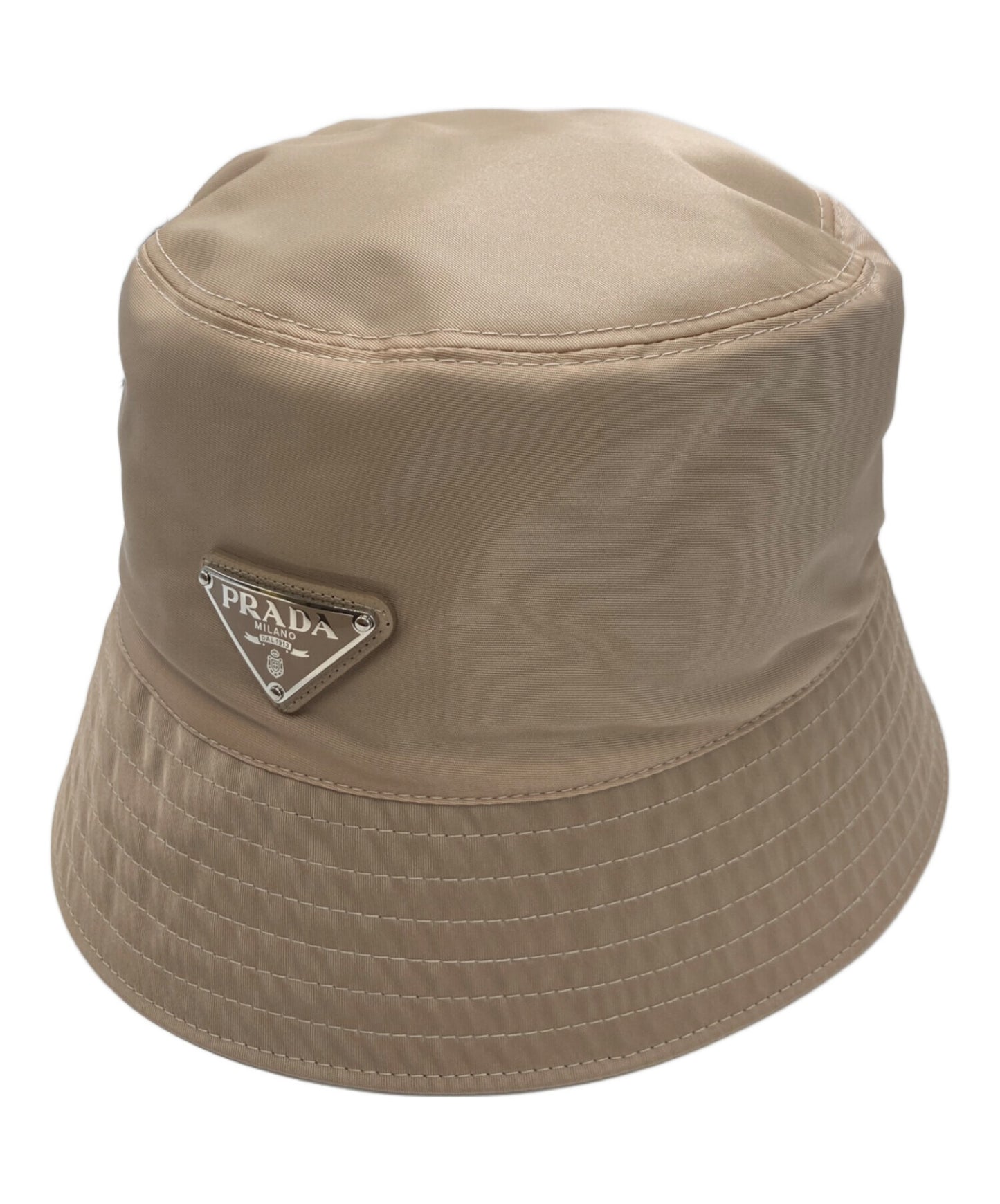 [Pre-owned] PRADA Triangle Logo Bucket Hat