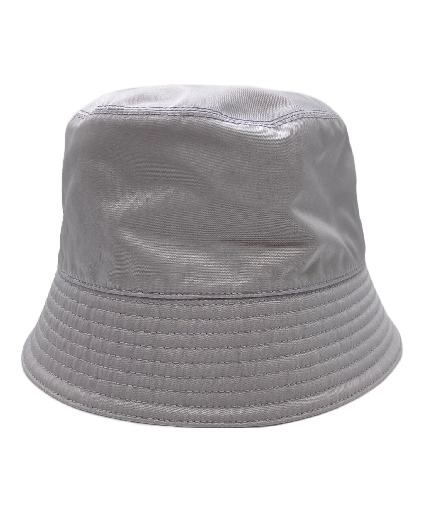 [Pre-owned] PRADA Re-Nylon Triangle Logo Bucket Hat 1HC137