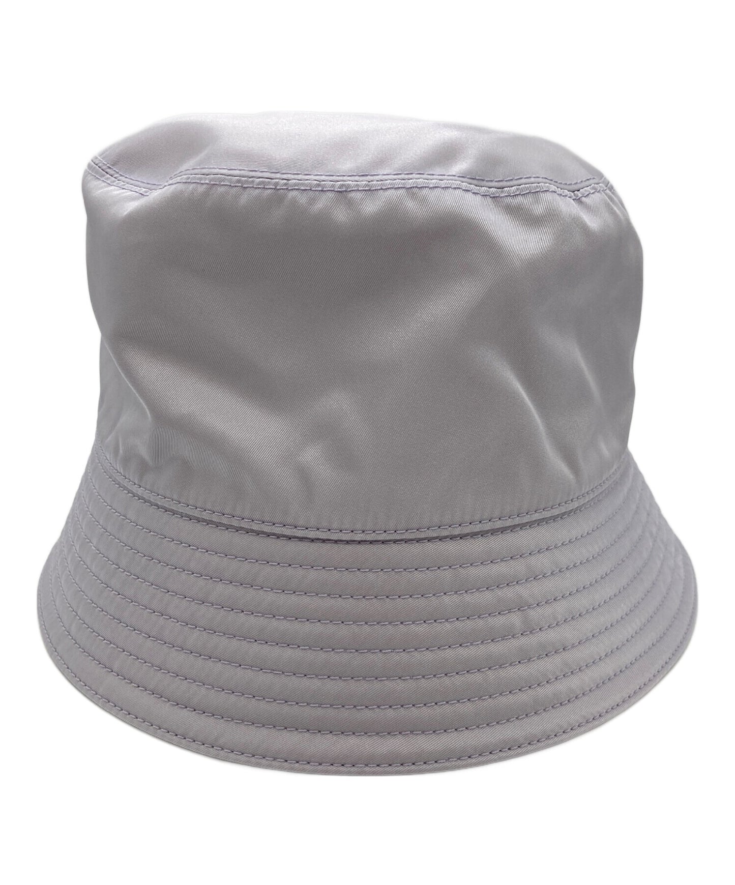 [Pre-owned] PRADA Re-Nylon Triangle Logo Bucket Hat 1HC137