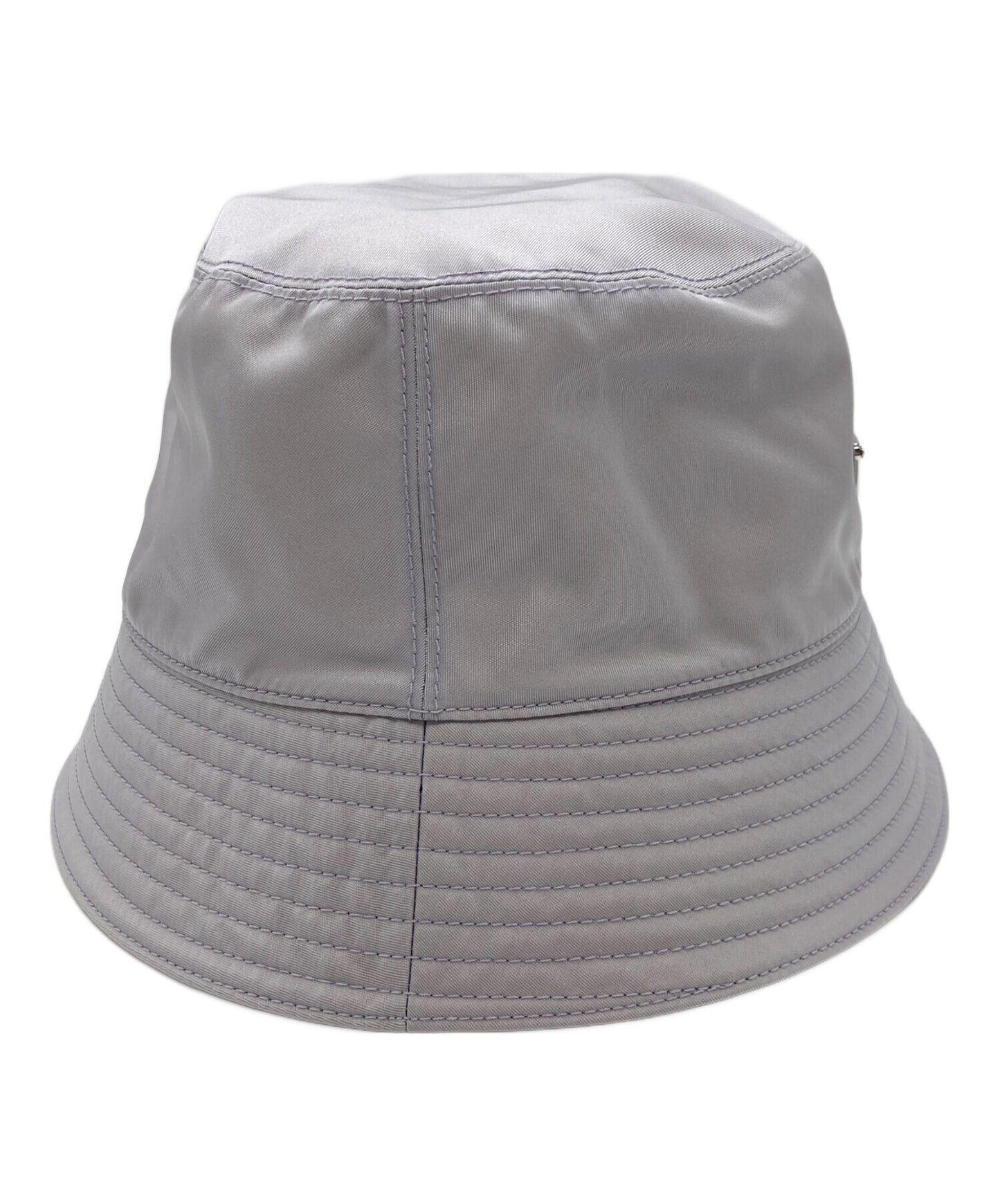 [Pre-owned] PRADA Re-Nylon Triangle Logo Bucket Hat 1HC137