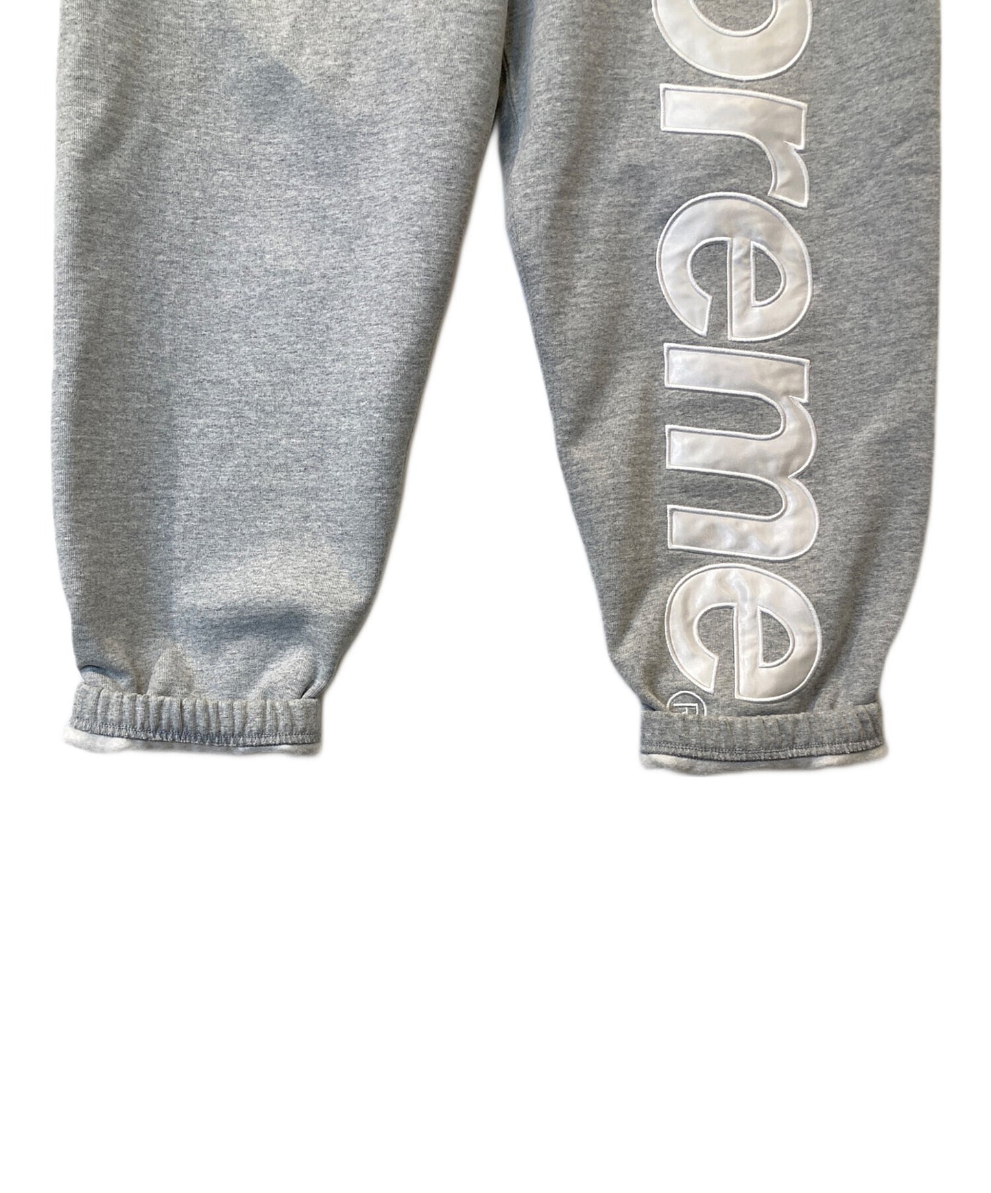 [Pre-owned] SUPREME Satin Applique Sweatpant Sweatpants