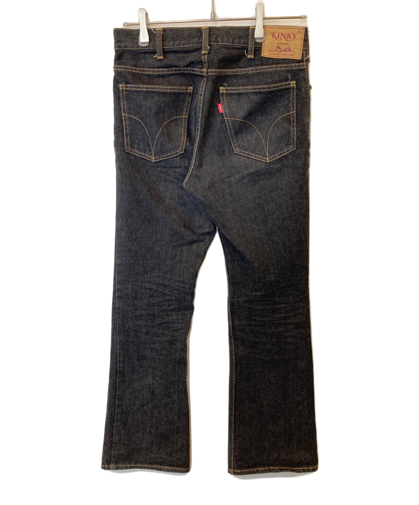 [Pre-owned] Hysteric Glamour Studded denim flared pants 02213AP22 02213AP22