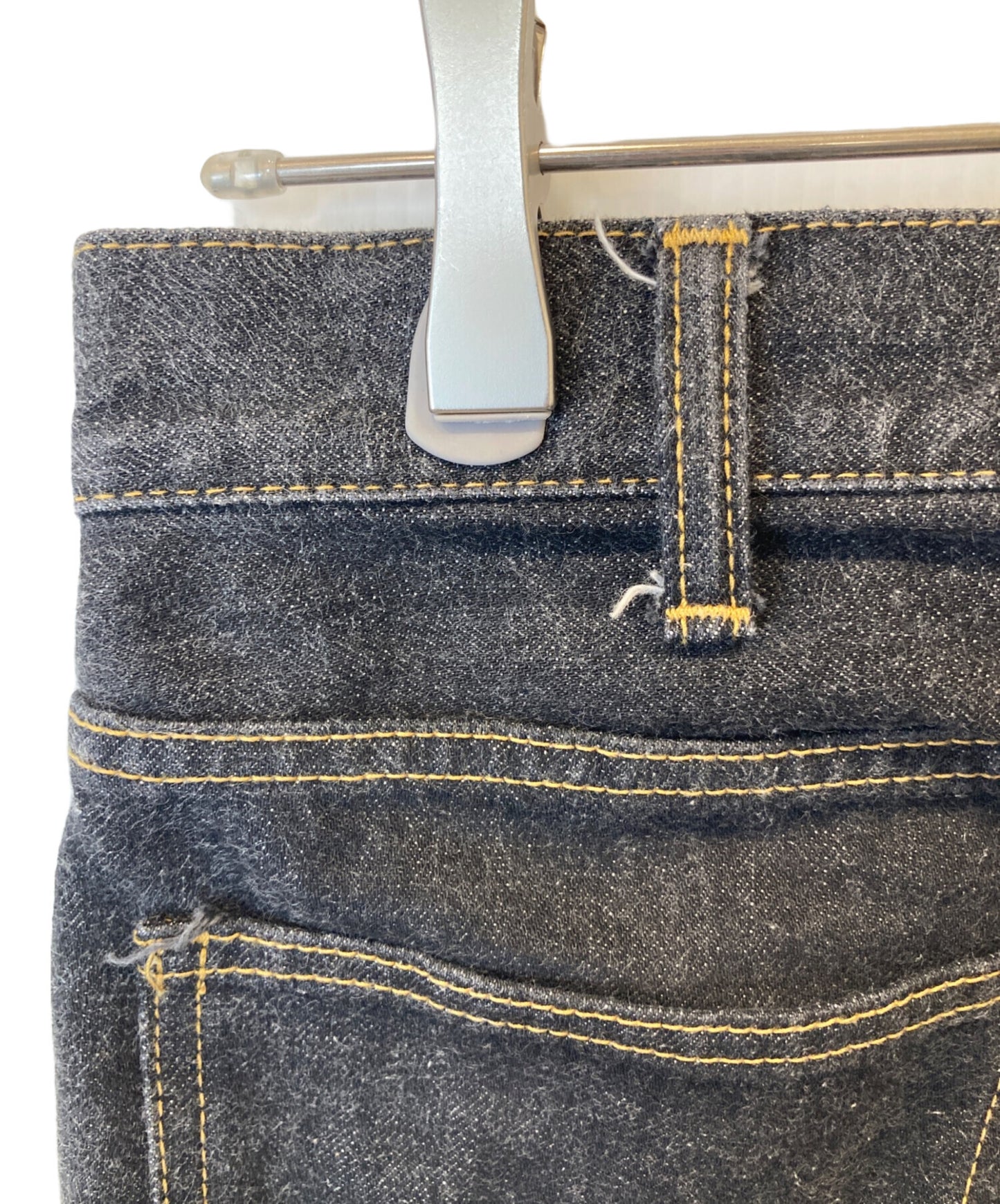 [Pre-owned] Hysteric Glamour Studded denim flared pants 02213AP22 02213AP22