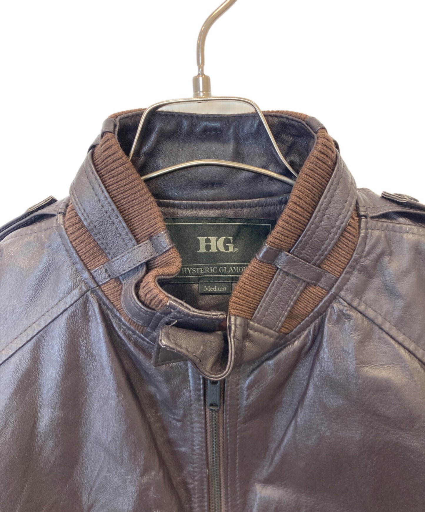 [Pre-owned] Hysteric Glamour Pig Leather Jacket 4LB-1562 4LB-1562