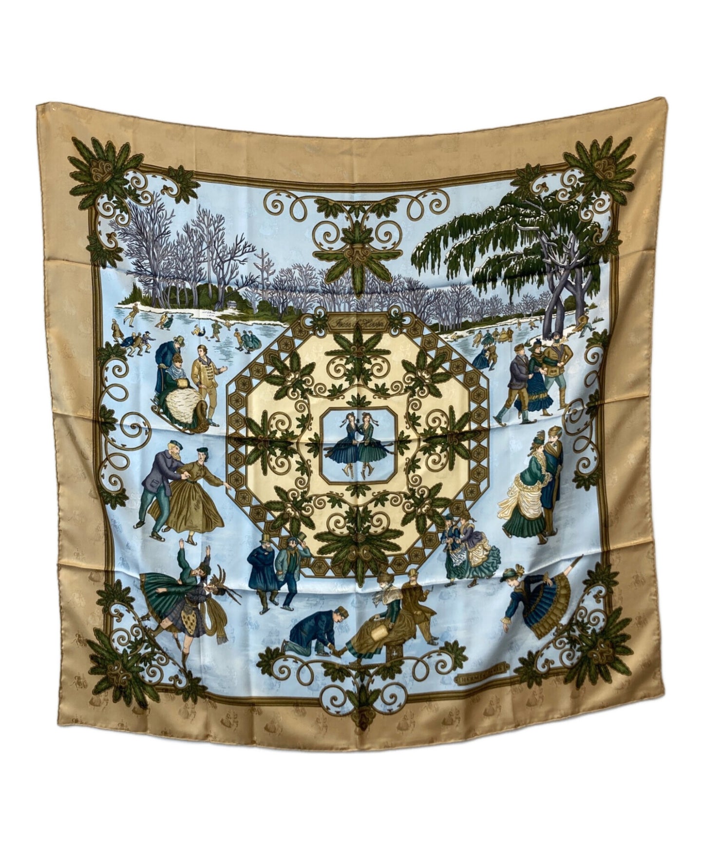 [Pre-owned] HERMES silk scarf