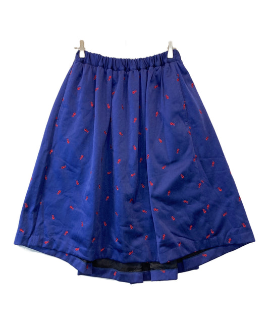 [Pre-owned] COMME des GARCONS GIRL Flower Embroidery Skirt NJ-S004 NJ-S004