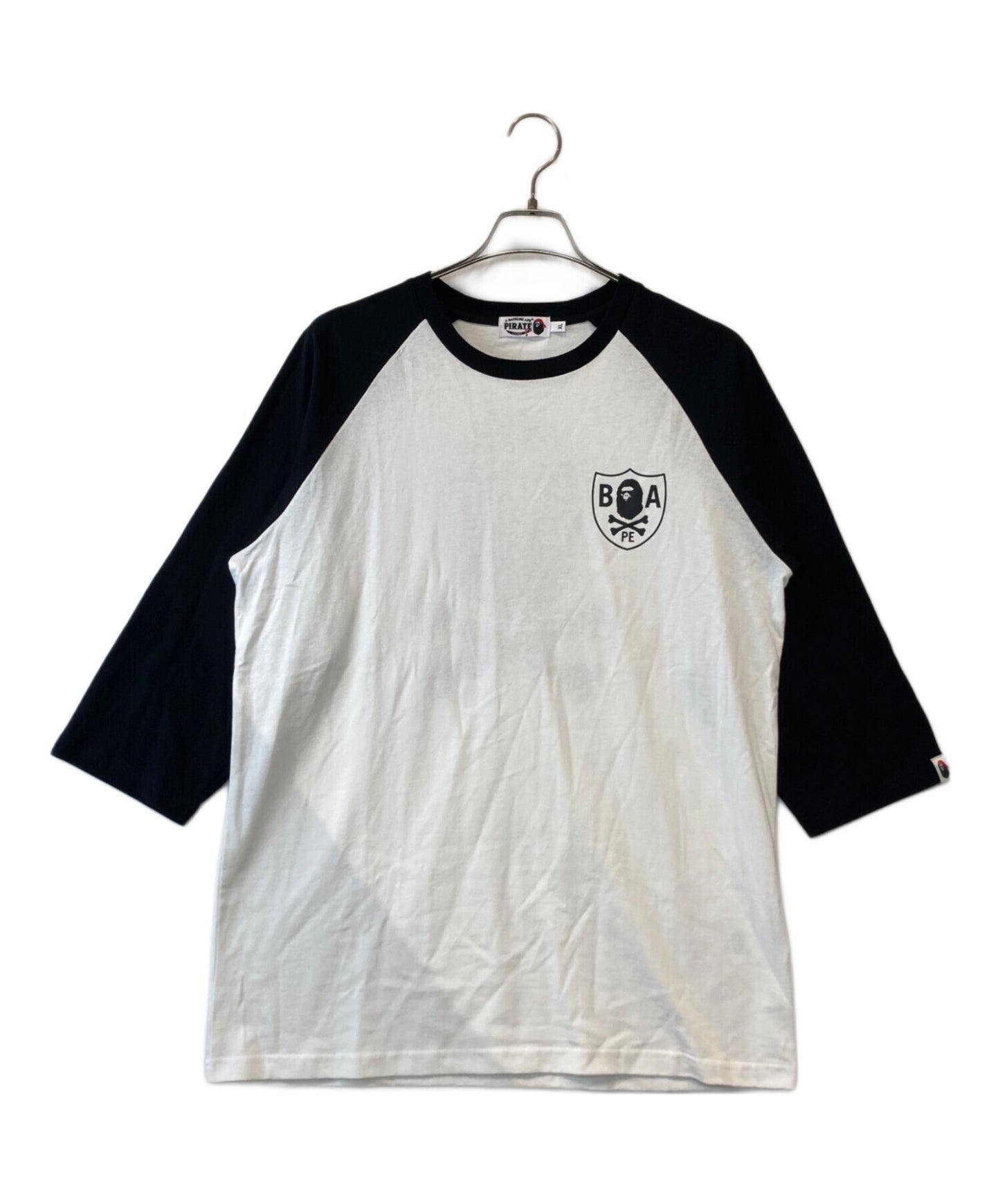 [Pre-owned] A BATHING APE 7/10 Sleeve Cut & Sew 004LTK701004M 004LTK701004M