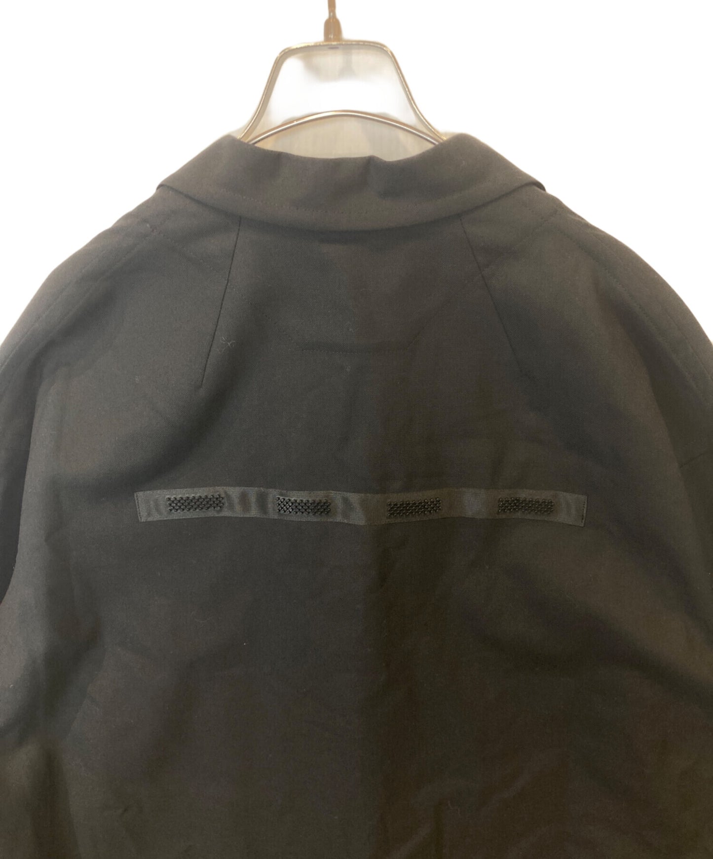 [Pre-owned] GROUND Y T/W gabardine backed taped long shirt jacket stainless steel collar coat GR-J14-100 GR-J14-100