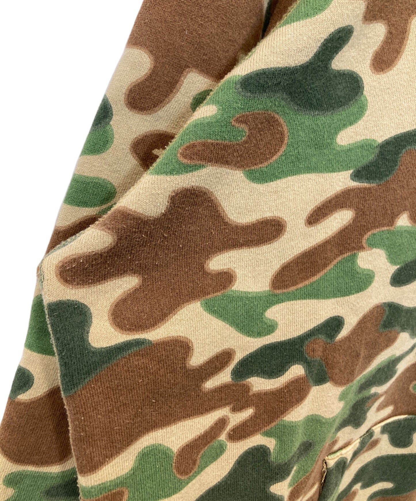 [Pre-owned] A BATHING APE Puzzle Camo Zip-Up Hoodie