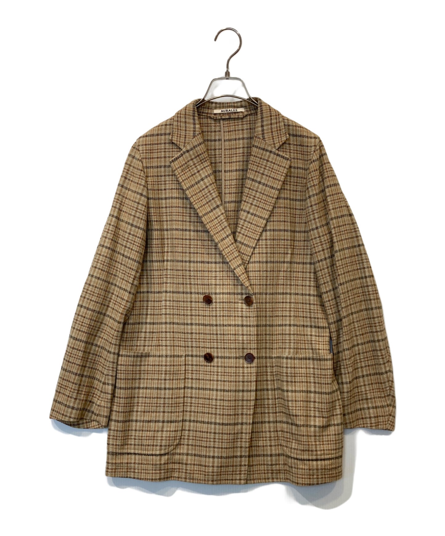 [Pre-owned] AURALEE SILK SUMMER TWEED DOUBLE JACKET A8SJ05TW A8SJ05TW