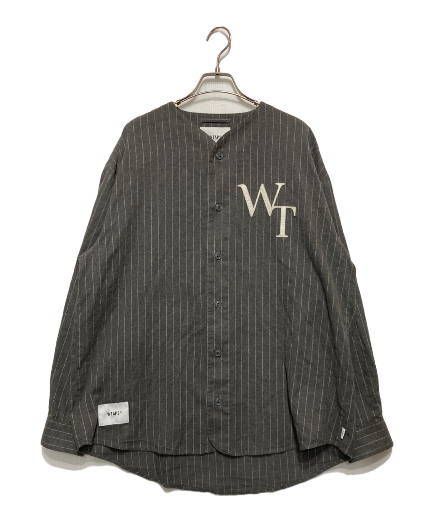 [Pre-owned] WTAPS LEAGUE/LS/COTTON.FLANNEL.STRIPE 221TQDT-SHM01