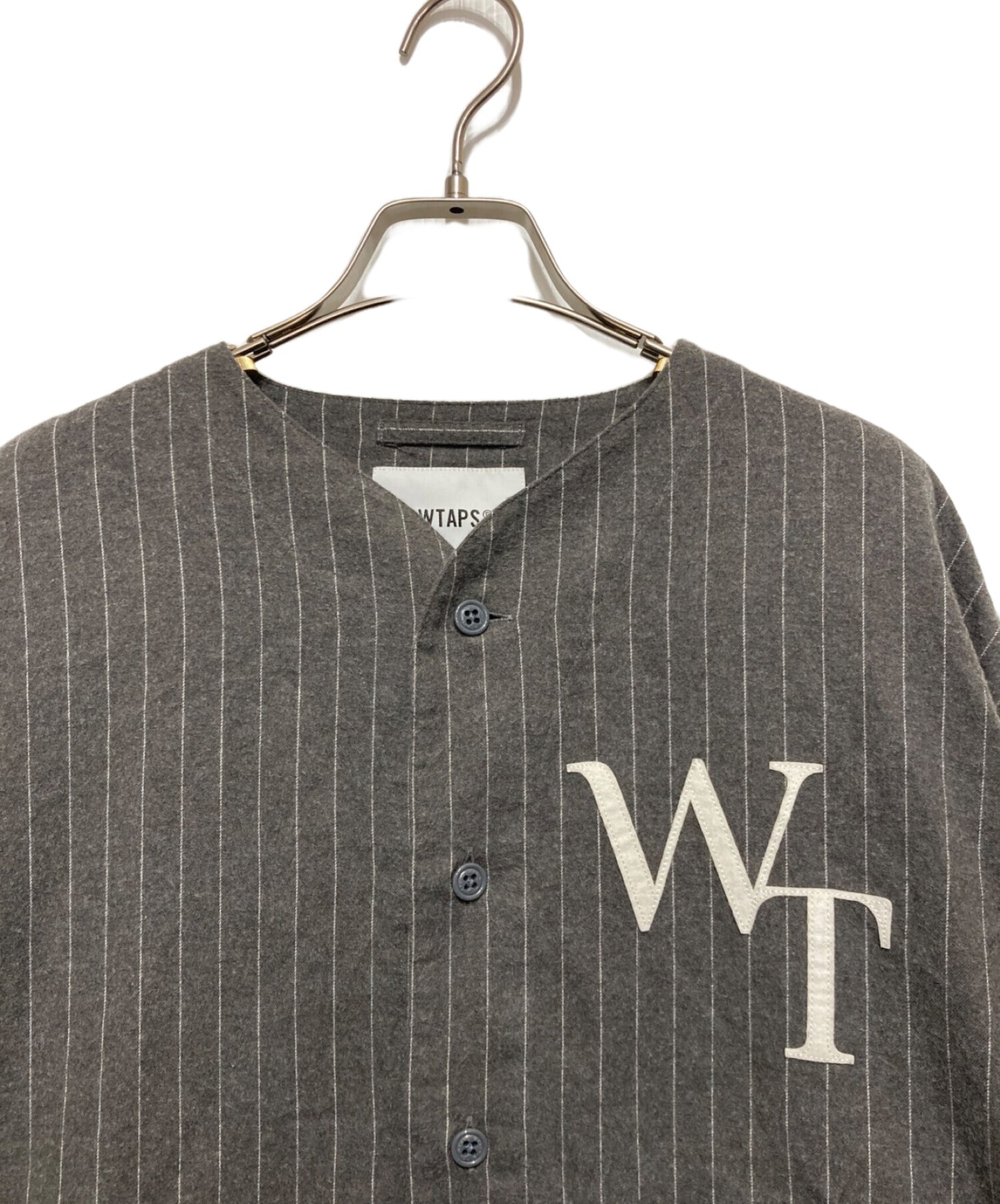 [Pre-owned] WTAPS LEAGUE/LS/COTTON.FLANNEL.STRIPE 221TQDT-SHM01