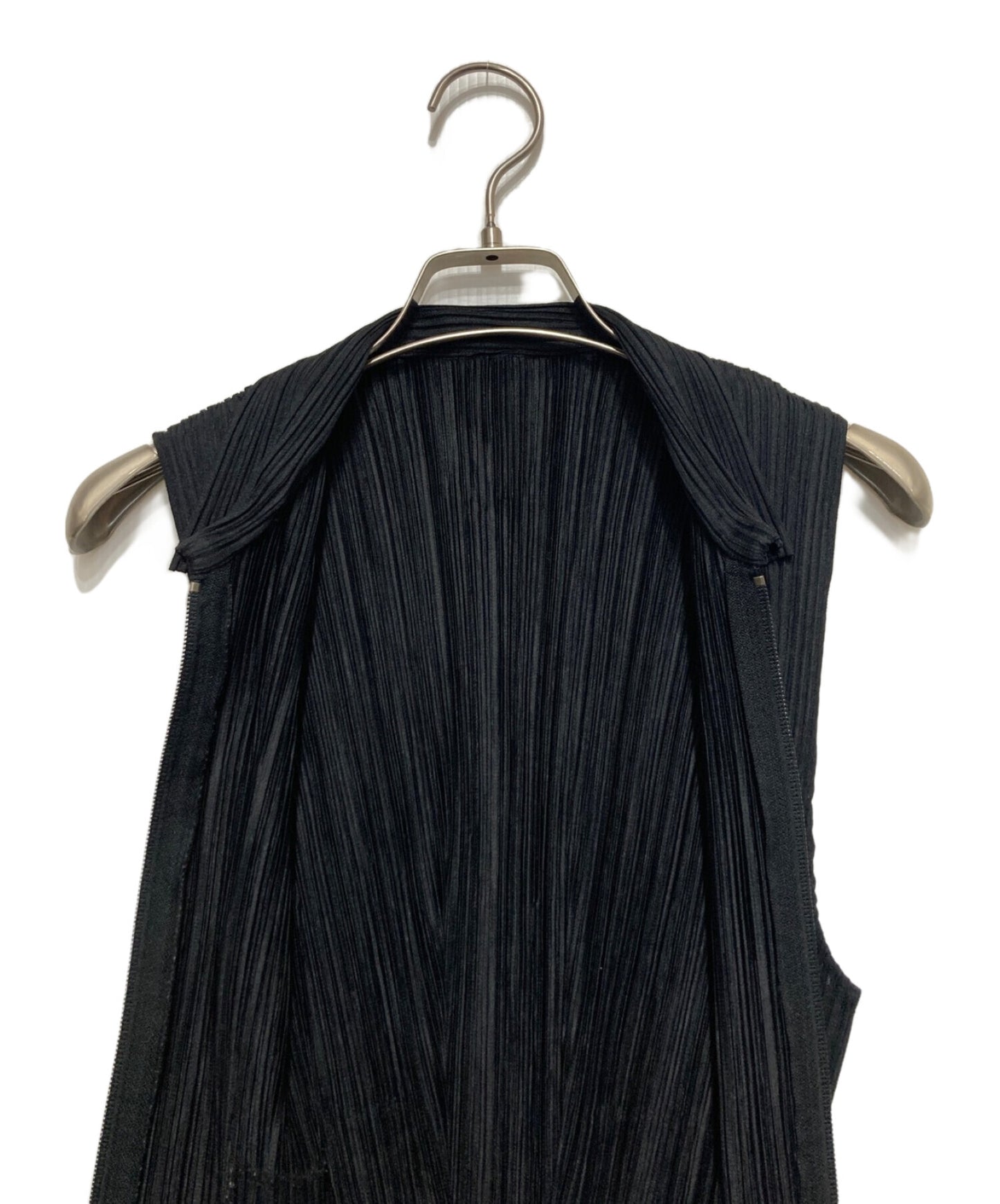 [Pre-owned] PLEATS PLEASE Pleated Zip Vest PP04-JE384