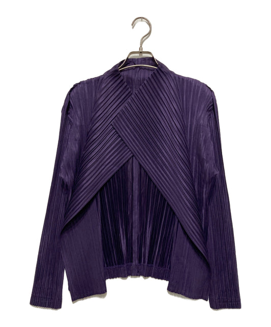 [Pre-owned] PLEATS PLEASE pleated cardigan PP21-J0145