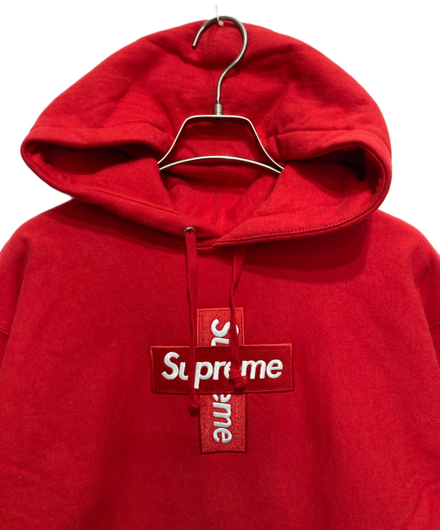 [Pre-owned] SUPREME Cross Box Logo Hooded Sweatshirt Cross Box Logo Hooded Sweatshirt