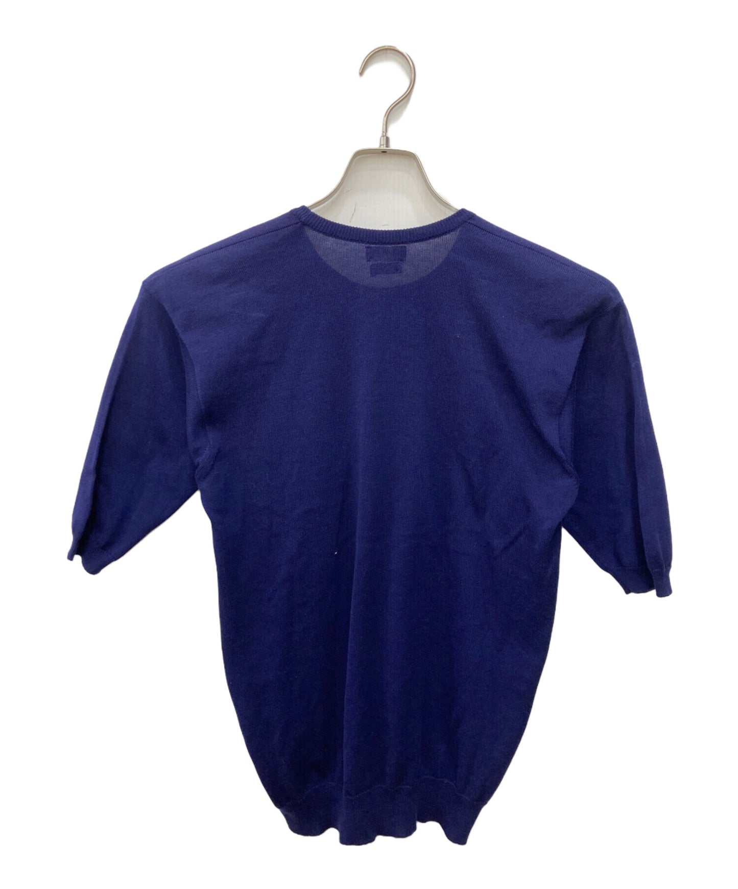 [Pre-owned] CHANEL Cotton knit with 5-minute sleeves