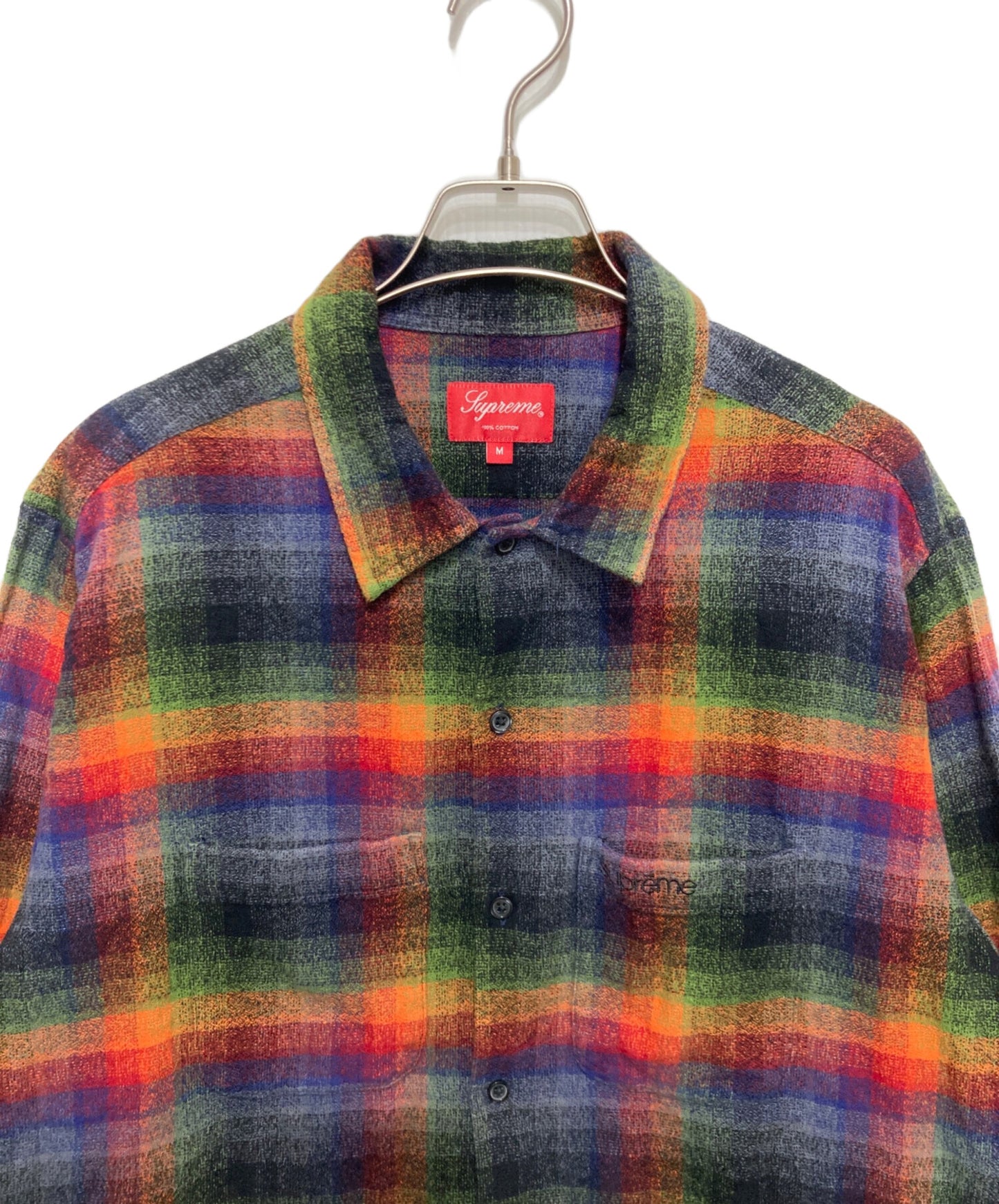 [Pre-owned] SUPREME laid Flannel Shirt