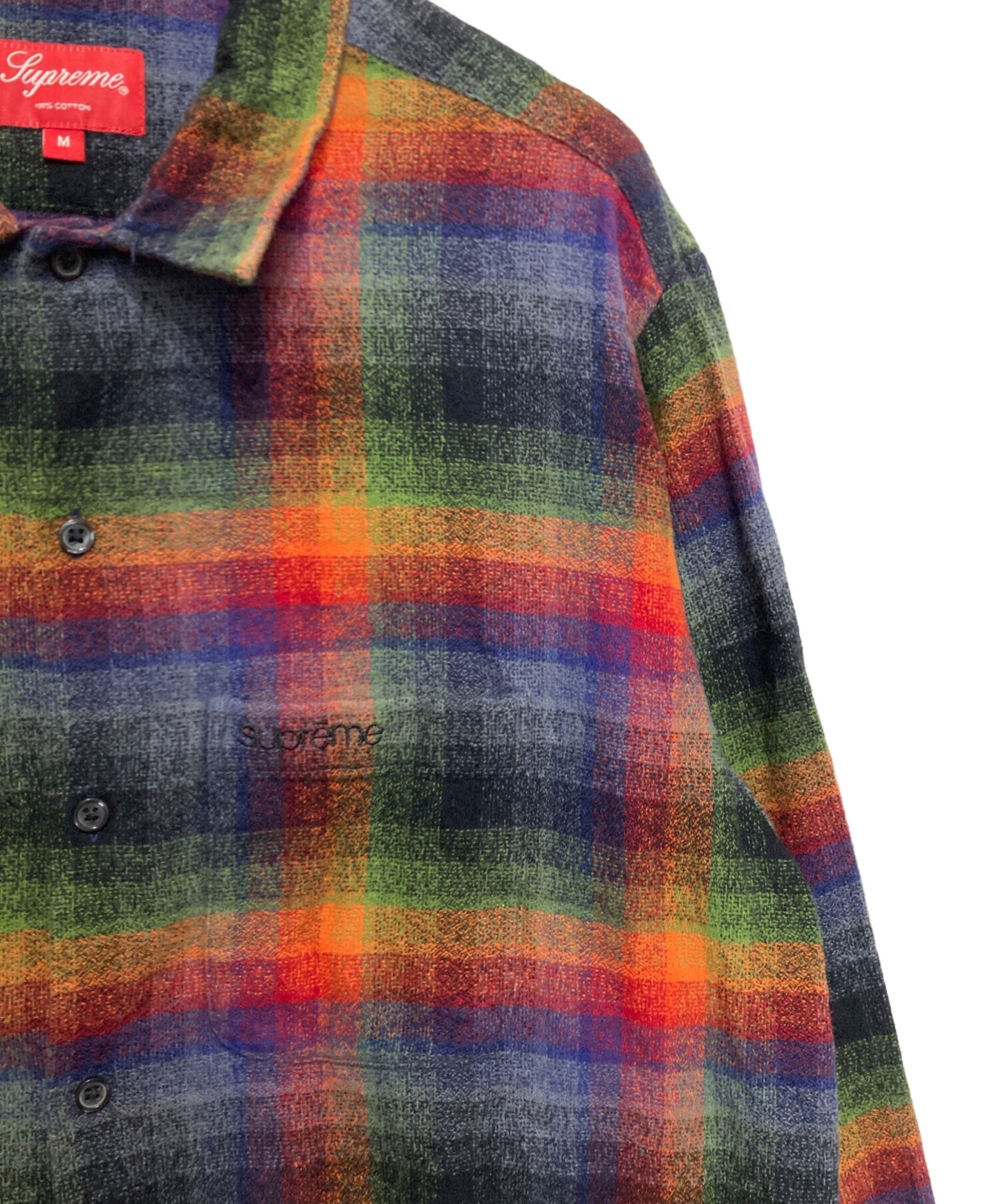[Pre-owned] SUPREME laid Flannel Shirt
