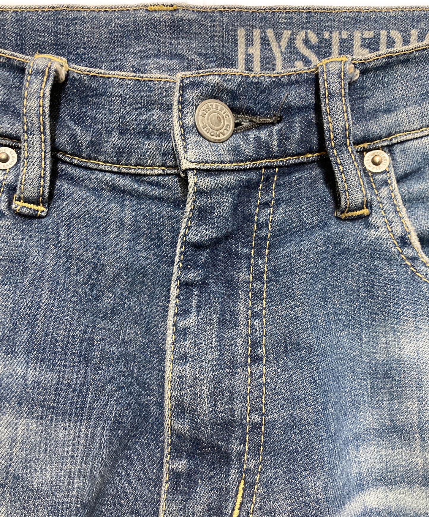 [Pre-owned] Hysteric Glamour KPR Processing ISKO ISKO ISKO Denim Remake Slim Pants 0261AP14