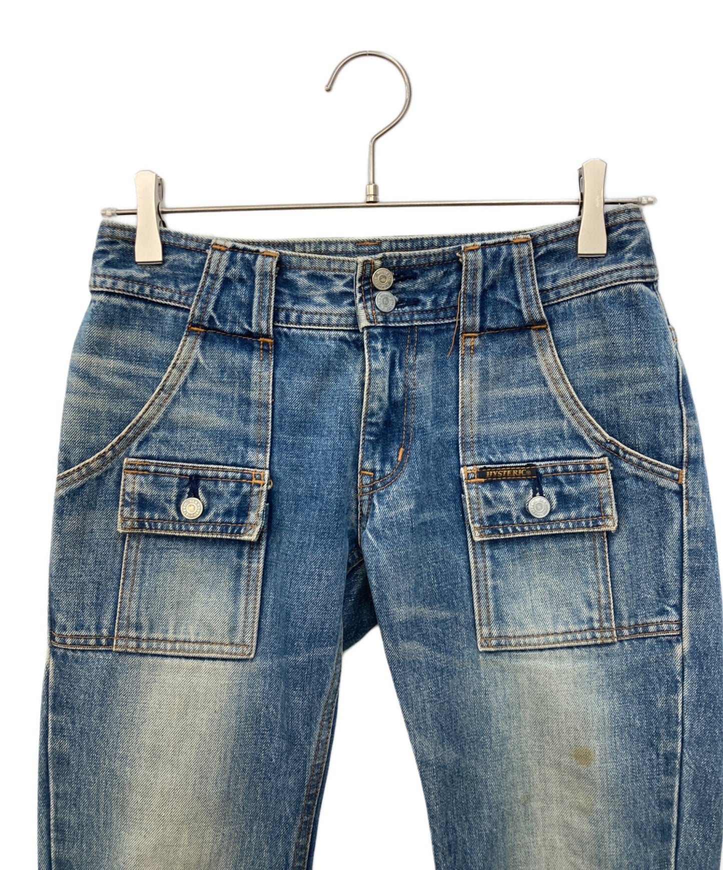 [Pre-owned] Hysteric Glamour Flared denim pants 2AP-3321