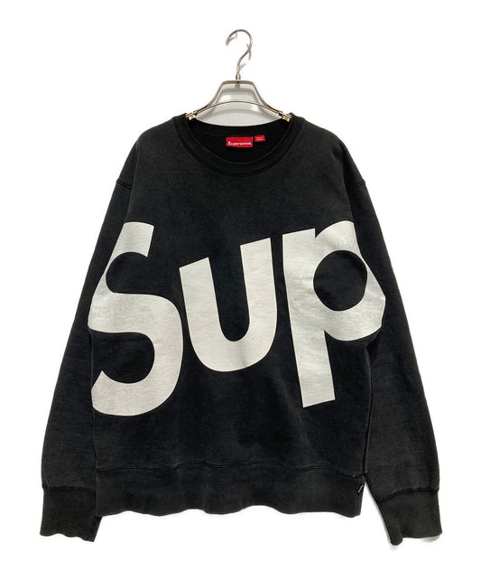 [Pre-owned] SUPREME Sup Big Logo Crewneck Sup Big Logo Crewneck