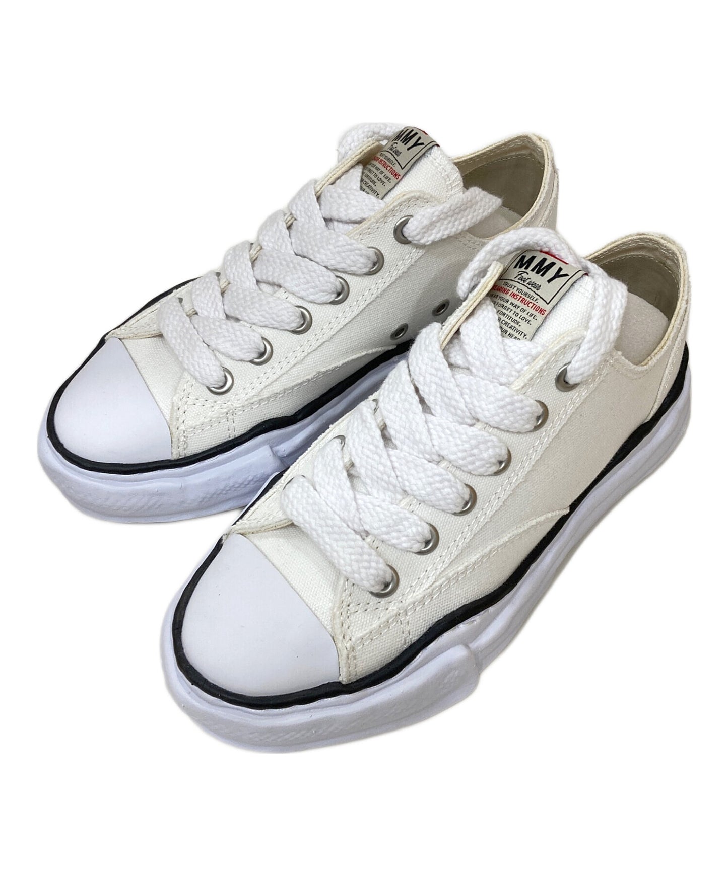 [Pre-owned] Maison MIHARA YASUHIRO PETERSON ORIGINAL SOLE CANVAS LOW- A01FW702