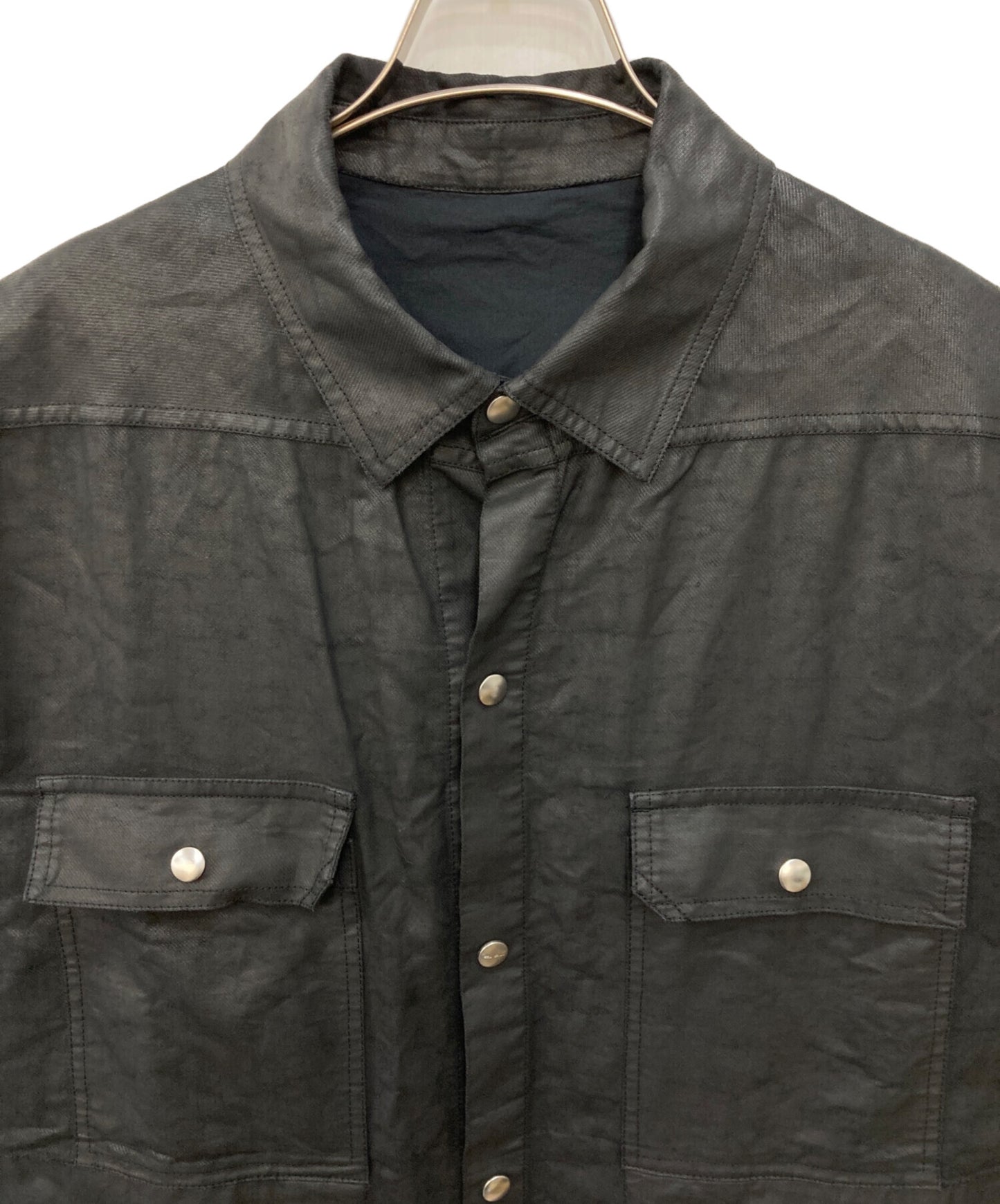 [Pre-owned] RICK OWENS Coated sleeveless shirt RU19S2190-CLW