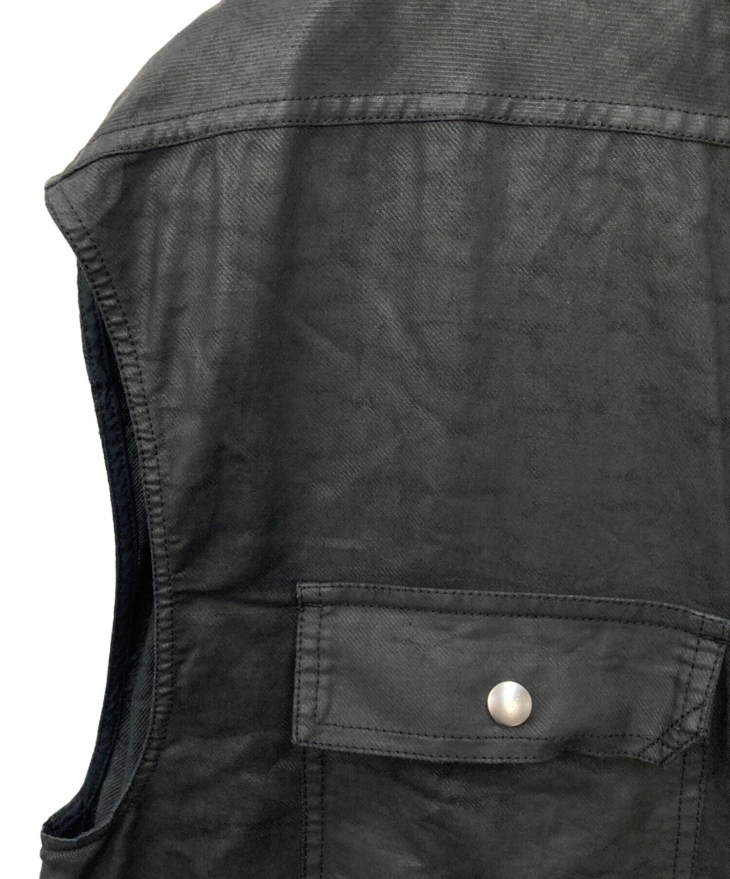 [Pre-owned] RICK OWENS Coated sleeveless shirt RU19S2190-CLW