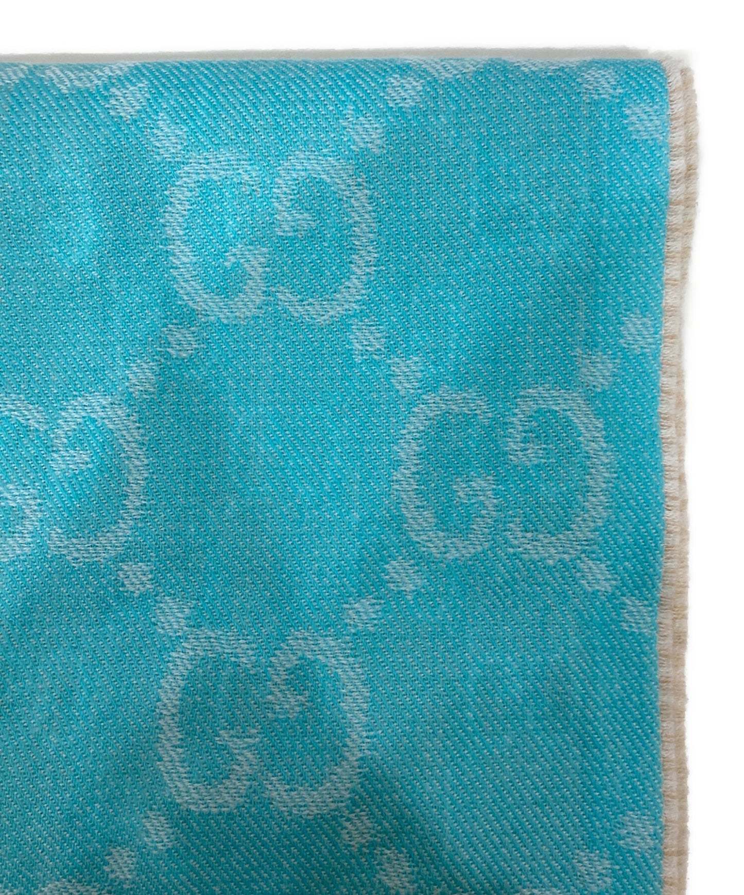 [Pre-owned] GUCCI GG Logo Wool Scarf 726551 3G349