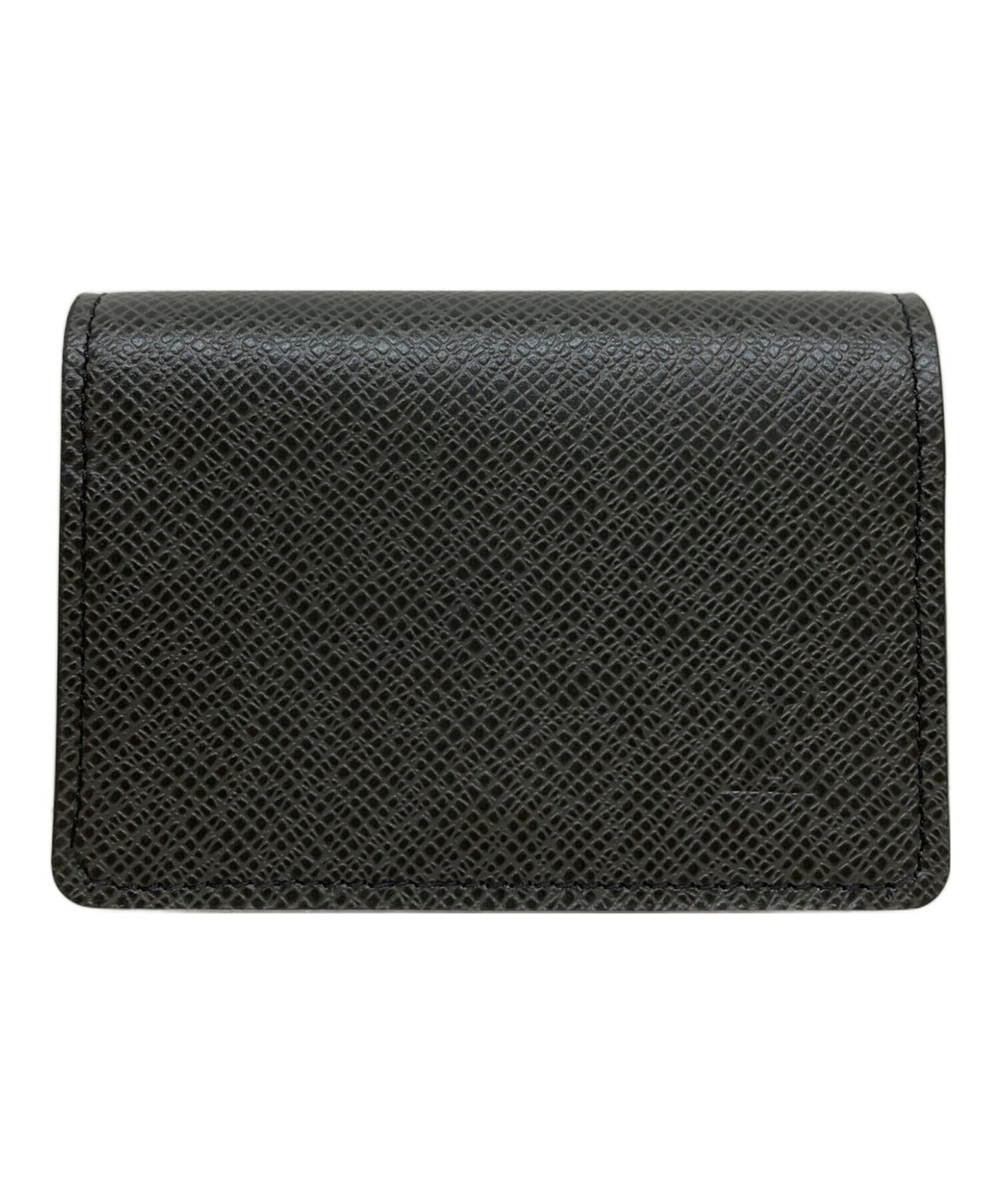 [Pre-owned] LOUIS VUITTON Card Case Taiga M64595 M64595