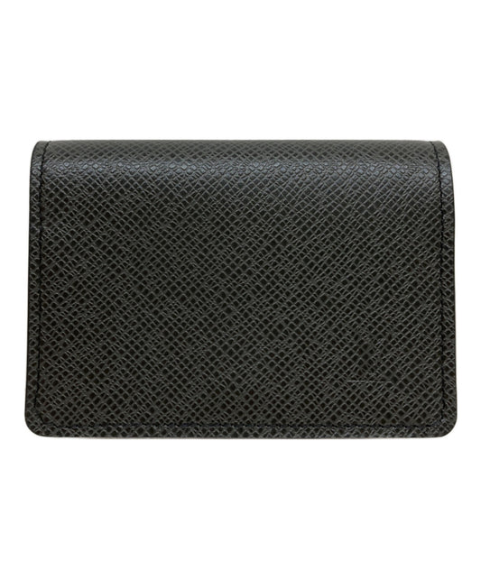 [Pre-owned] LOUIS VUITTON Card Case Taiga M64595 M64595