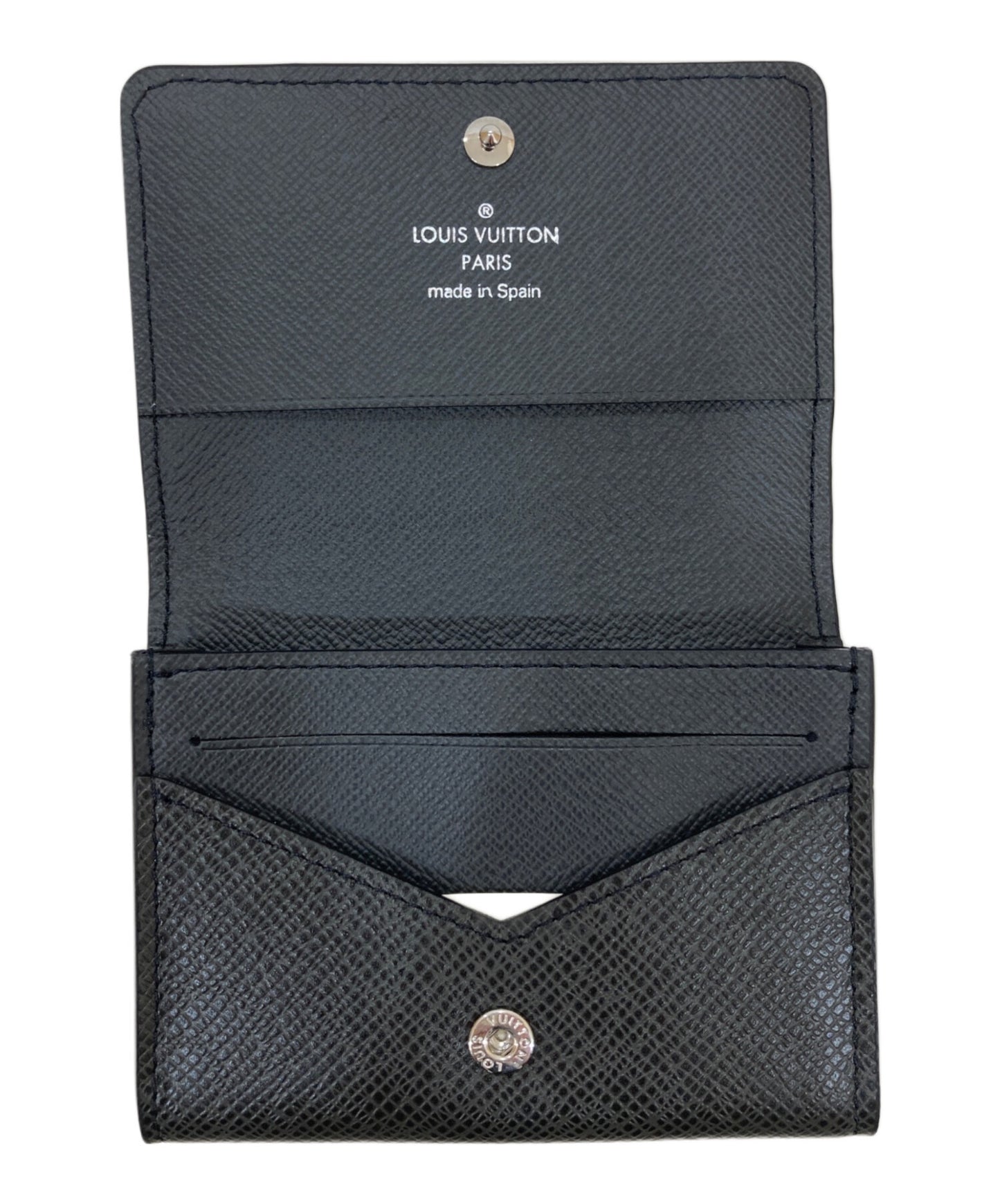 [Pre-owned] LOUIS VUITTON Card Case Taiga M64595 M64595