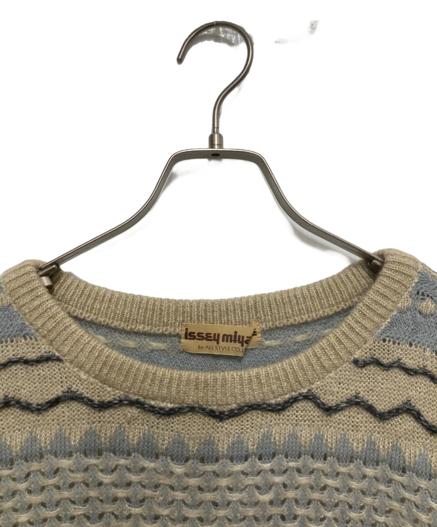 [Pre-owned] ISSEY MIYAKE '70s Squid-Print Knit Dress