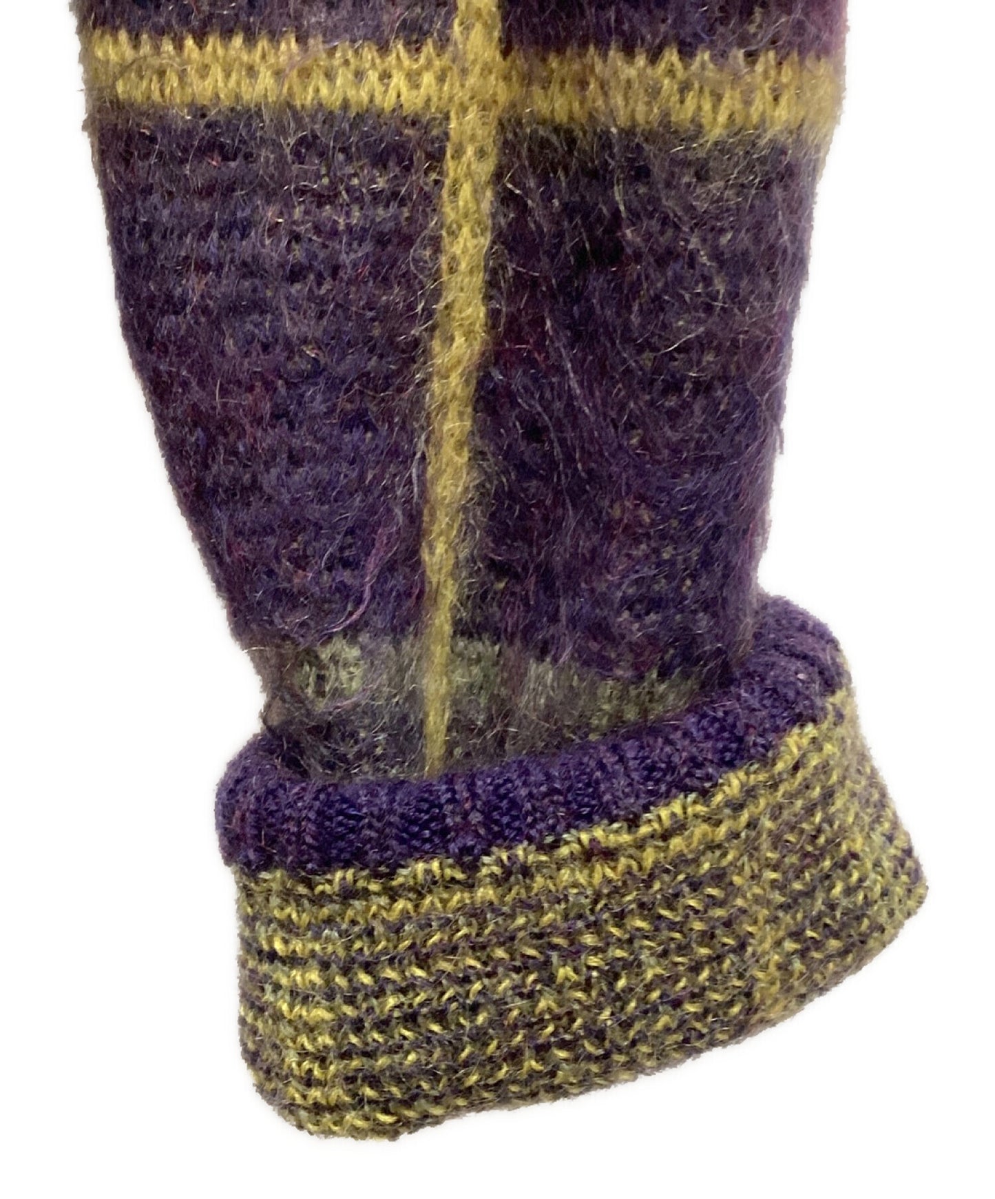 [Pre-owned] Needles Mohair Cardigan - Plaid HM272.