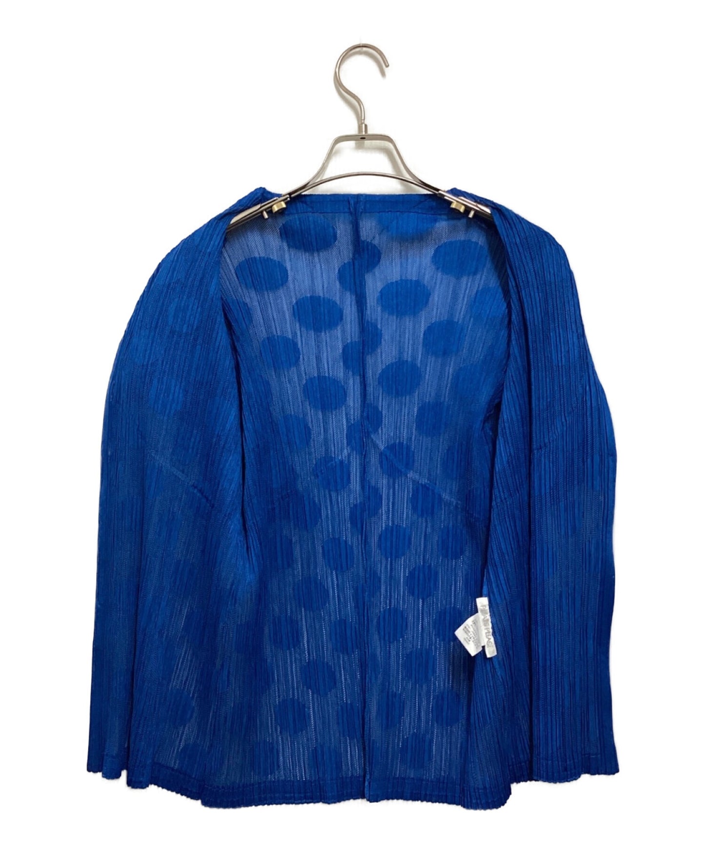 [Pre-owned] PLEATS PLEASE Dot-patterned pleated blouse PP91-J0664
