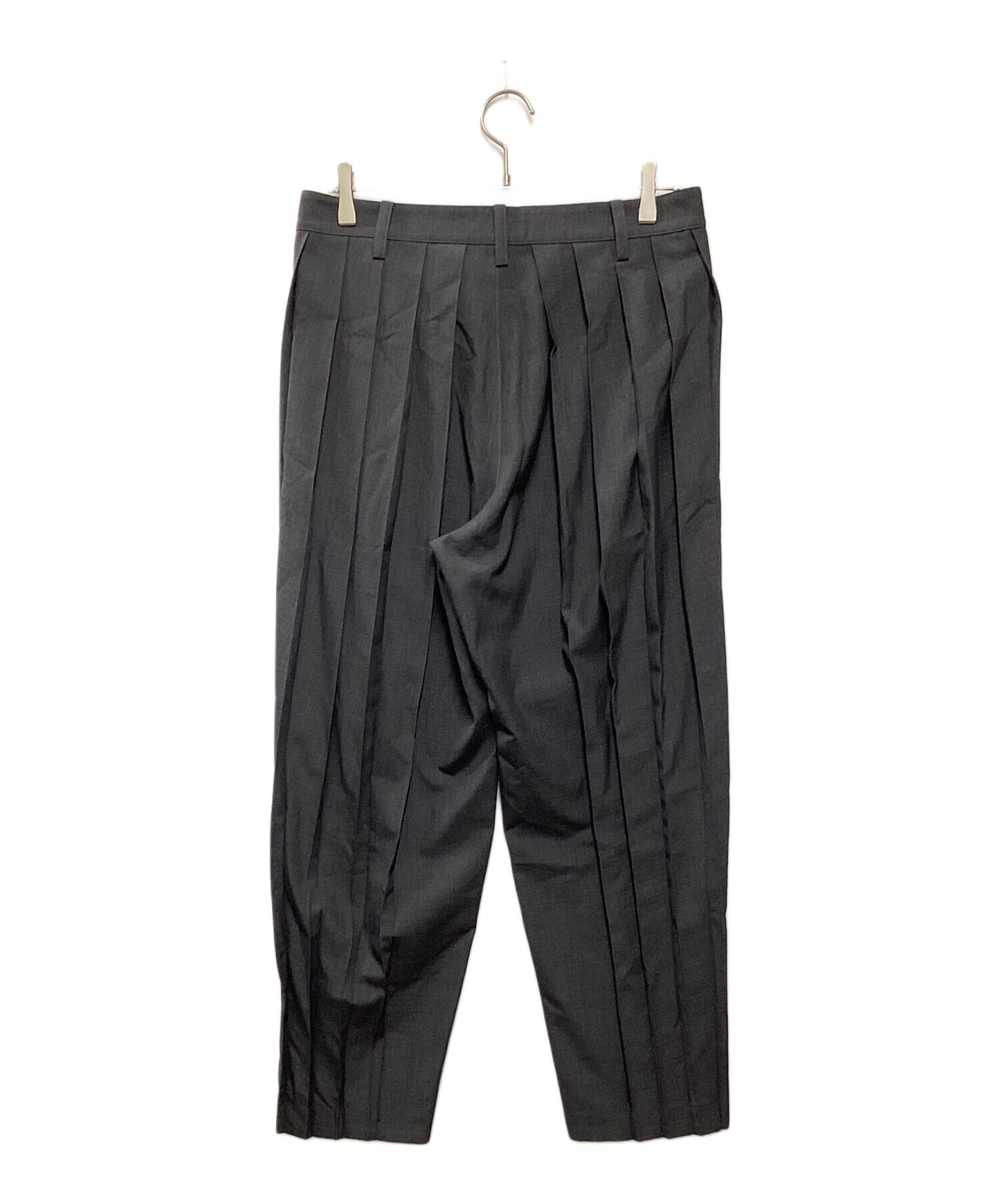 [Pre-owned] ISSEY MIYAKE MEN Poly wool tuck pleated pants ME53FF023