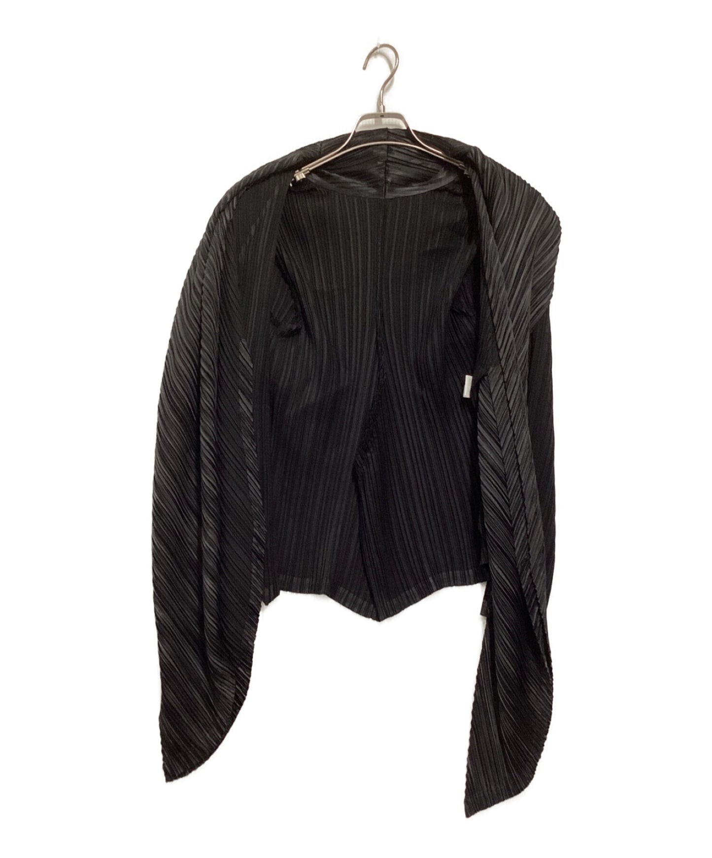 [Pre-owned] ISSEY MIYAKE FETE Collar design short pleated jacket IF82FD204