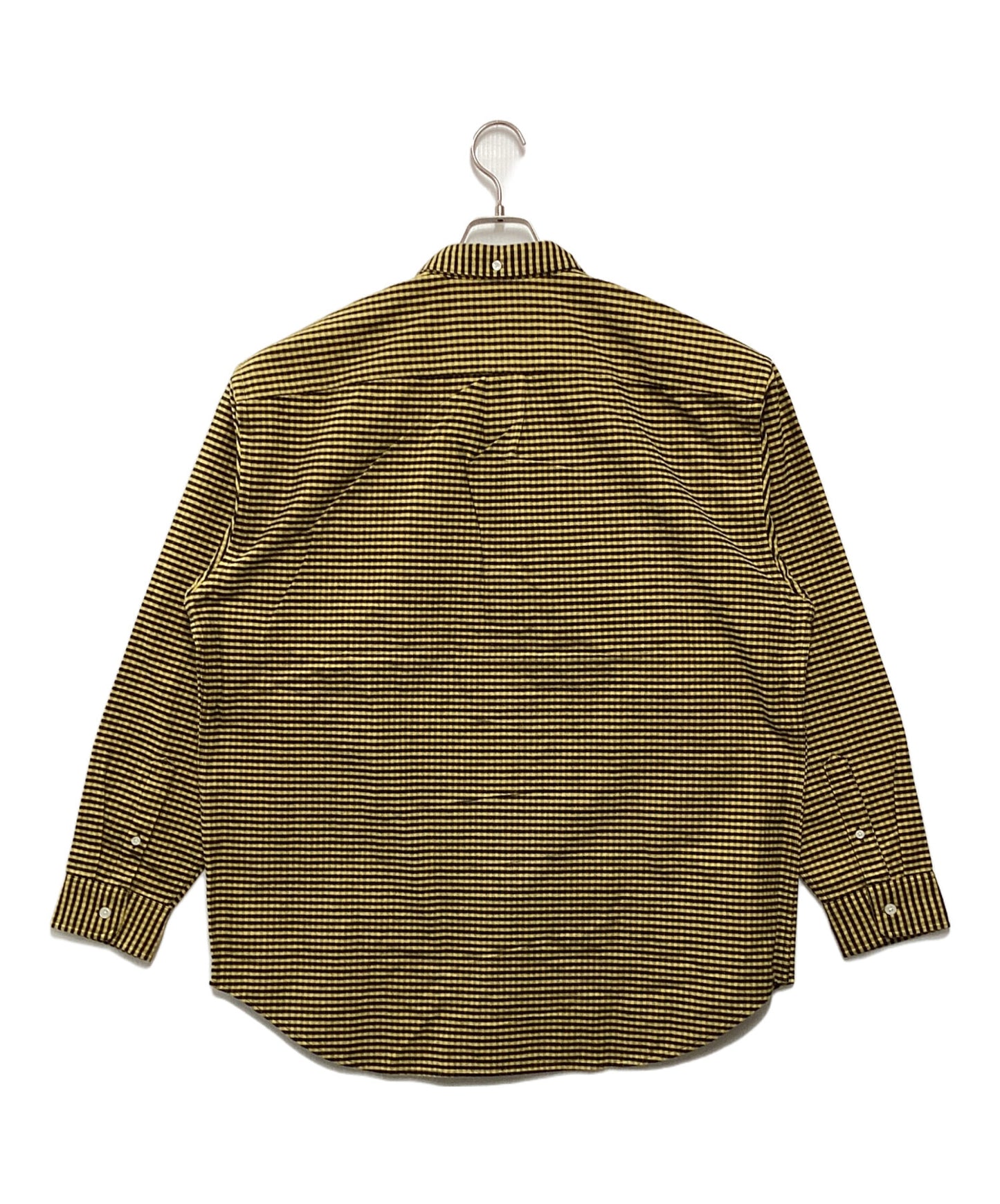 [Pre-owned] SUPREME loose fit flannel oxford shirt