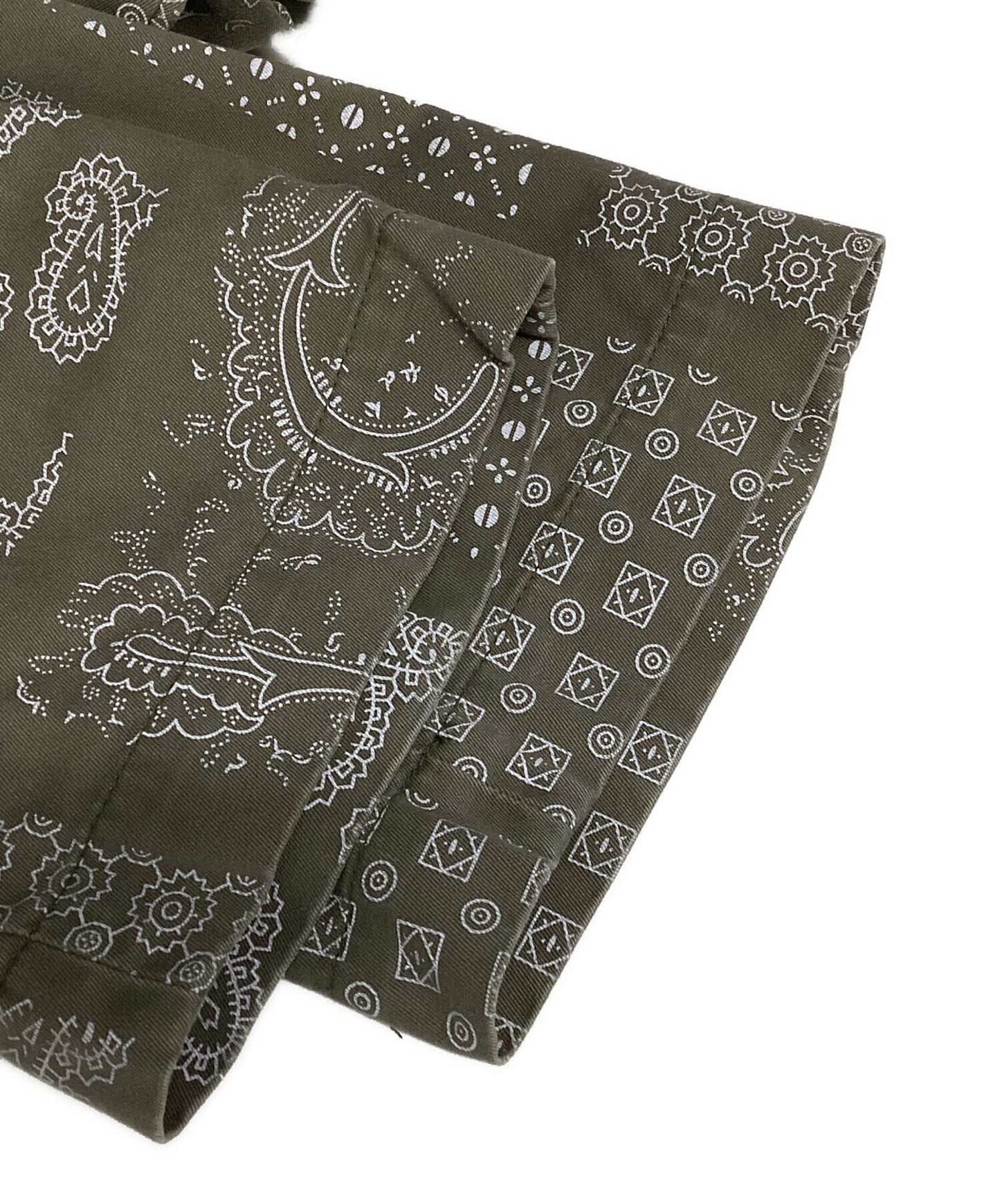 [Pre-owned] SUPREME Paisley Grid Chino Pant