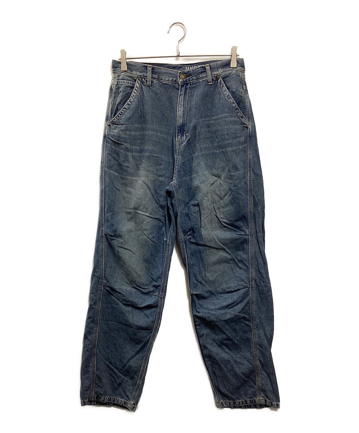 [Pre-owned] Hysteric Glamour Knee-tuckled tapered denim pants 01241AP09