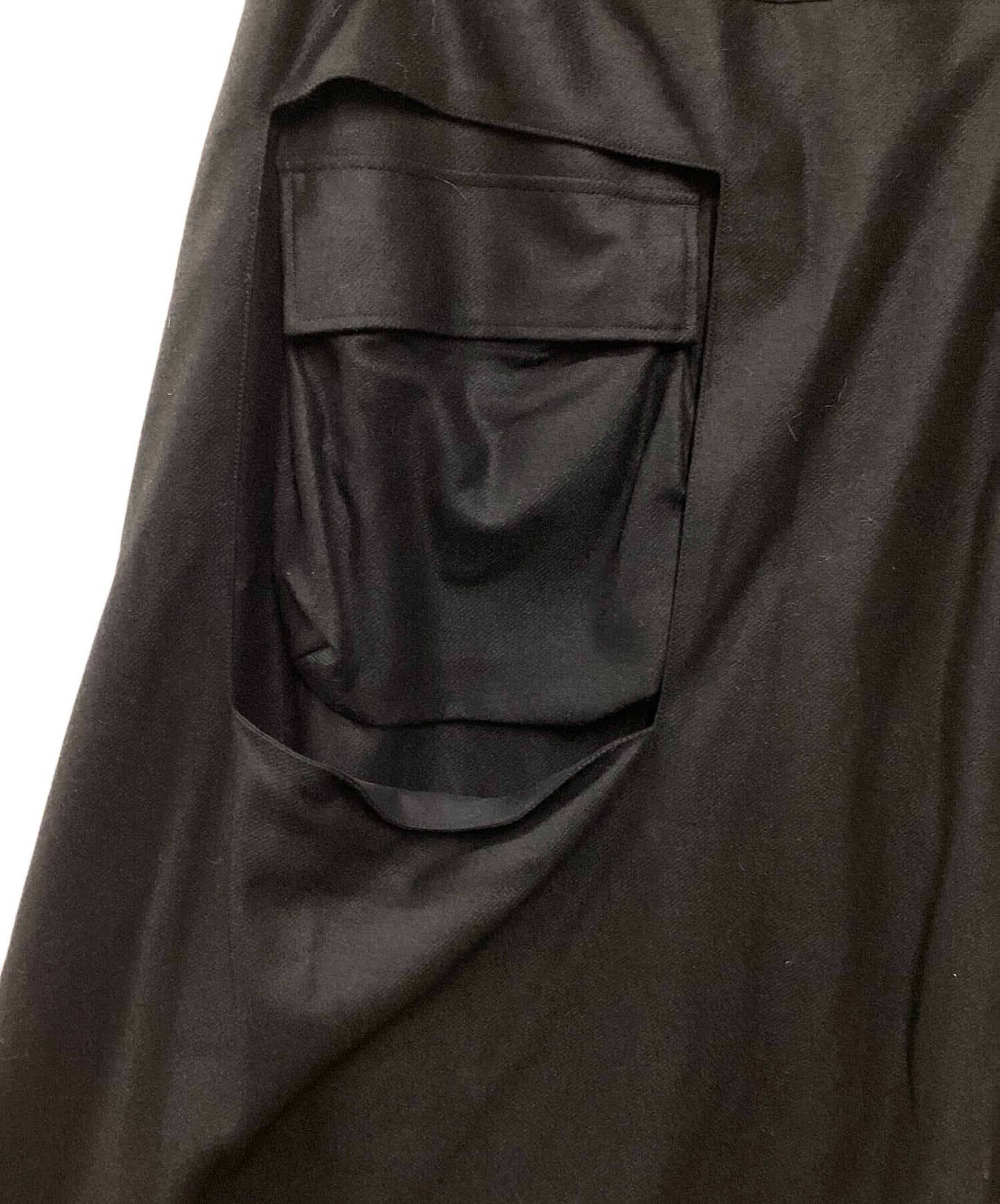 [Pre-owned] RAGNE KIKAS for Yohji Yamamoto Flap Pocket Wrap Wide Cropped Pants NC-T30-170
