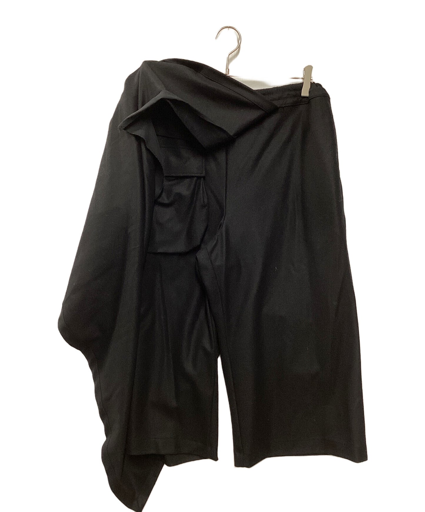 [Pre-owned] RAGNE KIKAS for Yohji Yamamoto Flap Pocket Wrap Wide Cropped Pants NC-T30-170