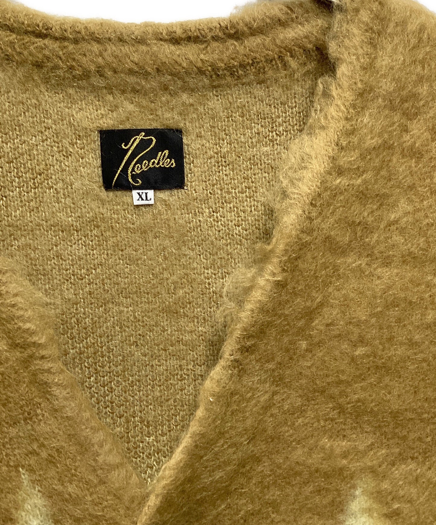 [Pre-owned] Needles Mohair Cardigan - Zigzag LQ274