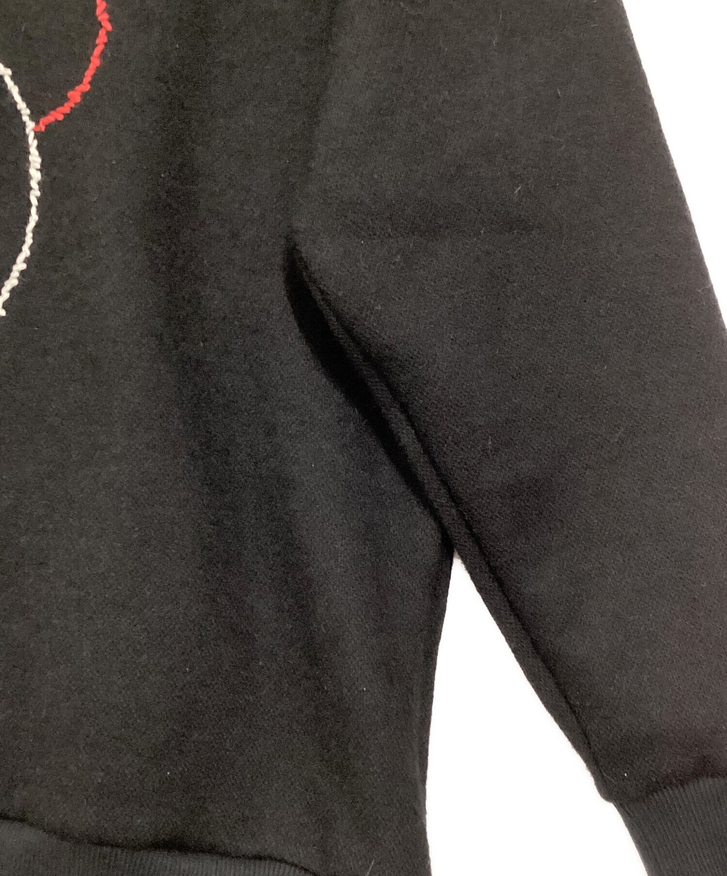 [Pre-owned] Hysteric Glamour RED EYE FLASH embroidery oversized sweatshirt 01243CS05