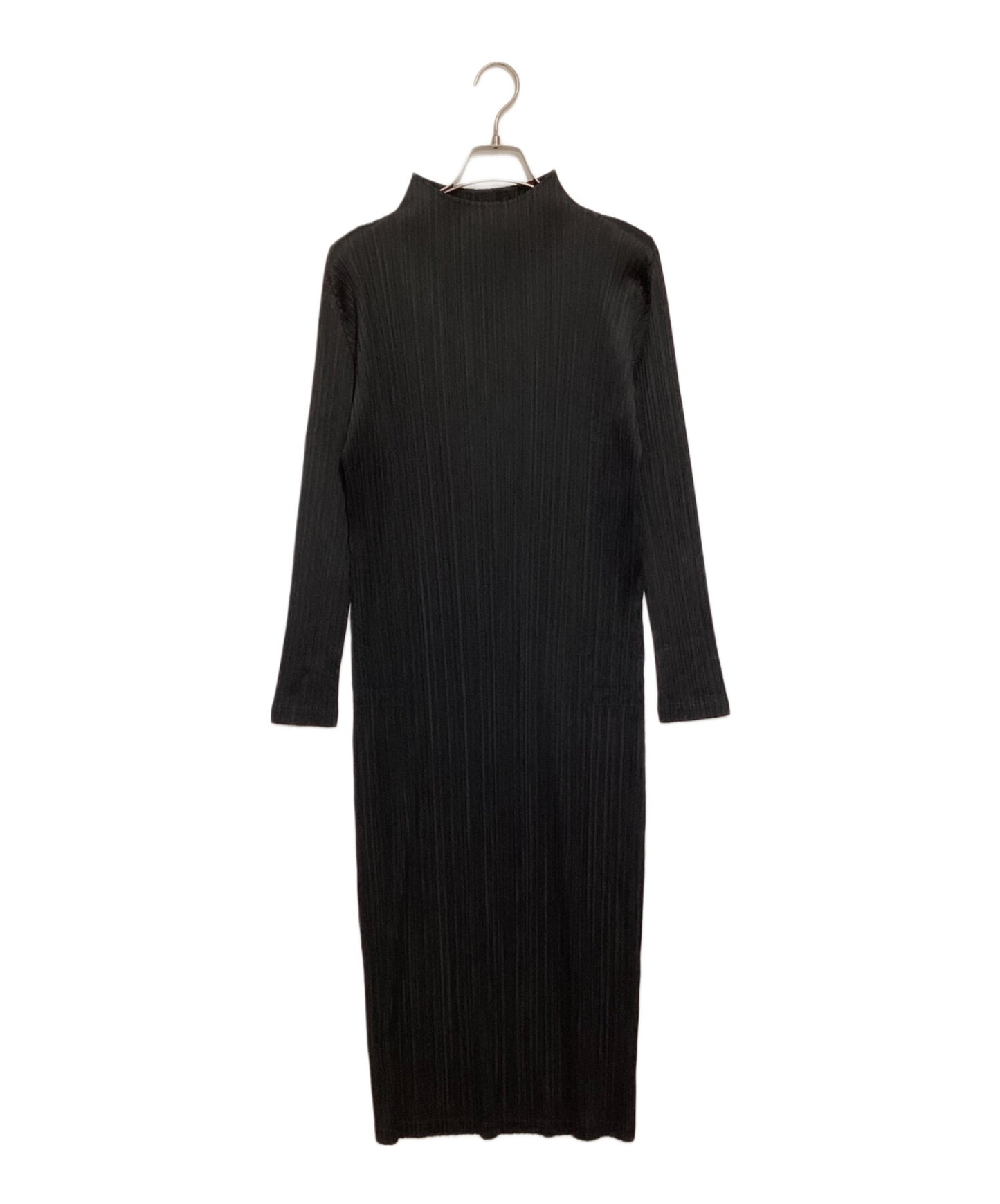 [Pre-owned] PLEATS PLEASE Pleated Long Sleeve Dress PP31JH116