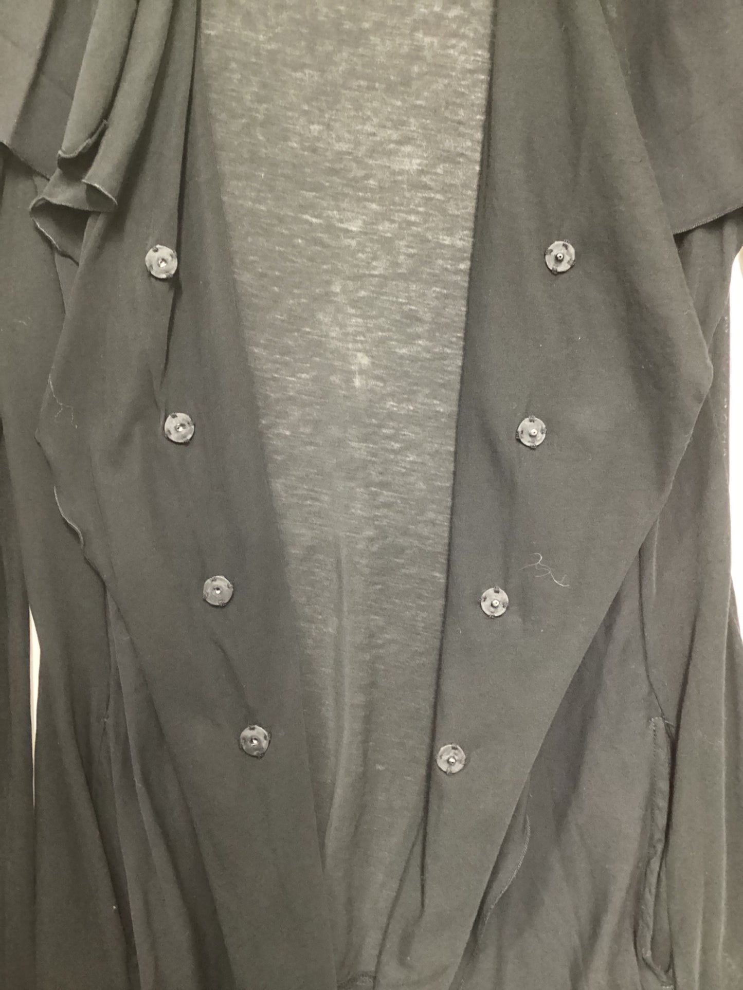 [Pre-owned] Yohji Yamamoto FEMME Snap Button Ruffle Cardigan FU-J46-819