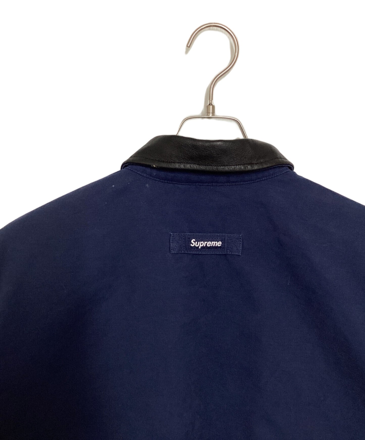 [Pre-owned] SUPREME Leather Collar Utility Jacket